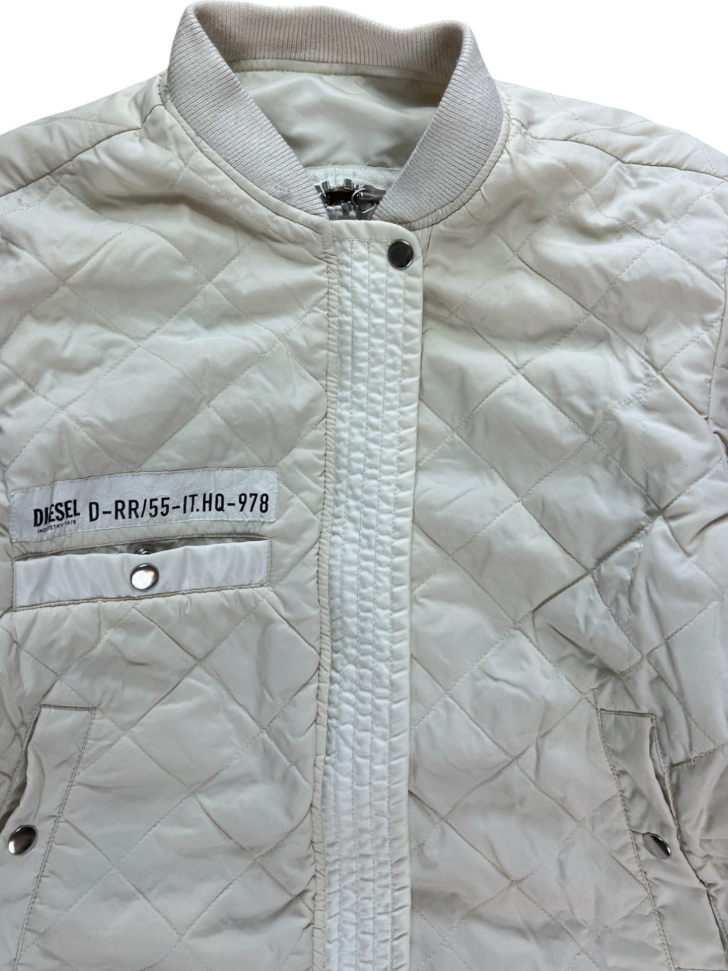 00's Diesel Reversible All Back Zipper Bomber Jacket