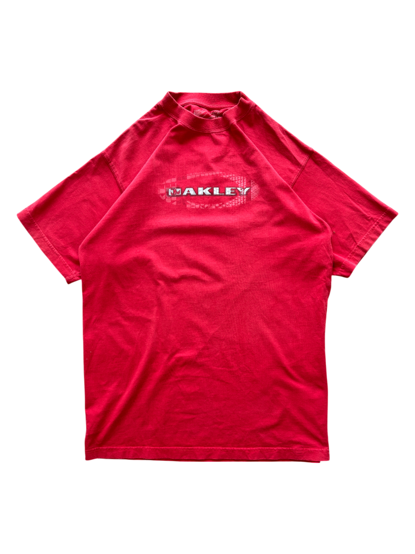 00'S OAKLEY RED ICON / SPELL OUT TEE