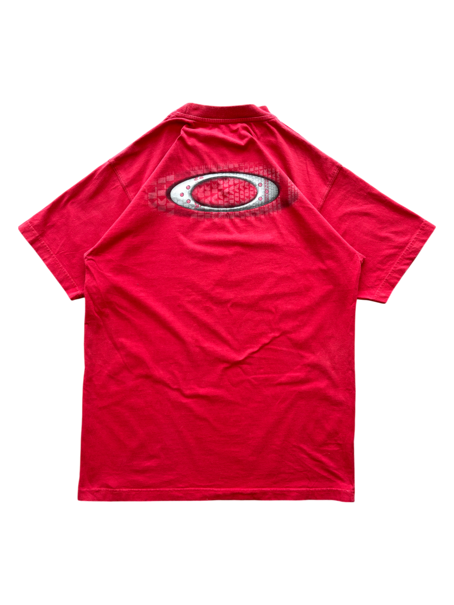 00'S OAKLEY RED ICON / SPELL OUT TEE