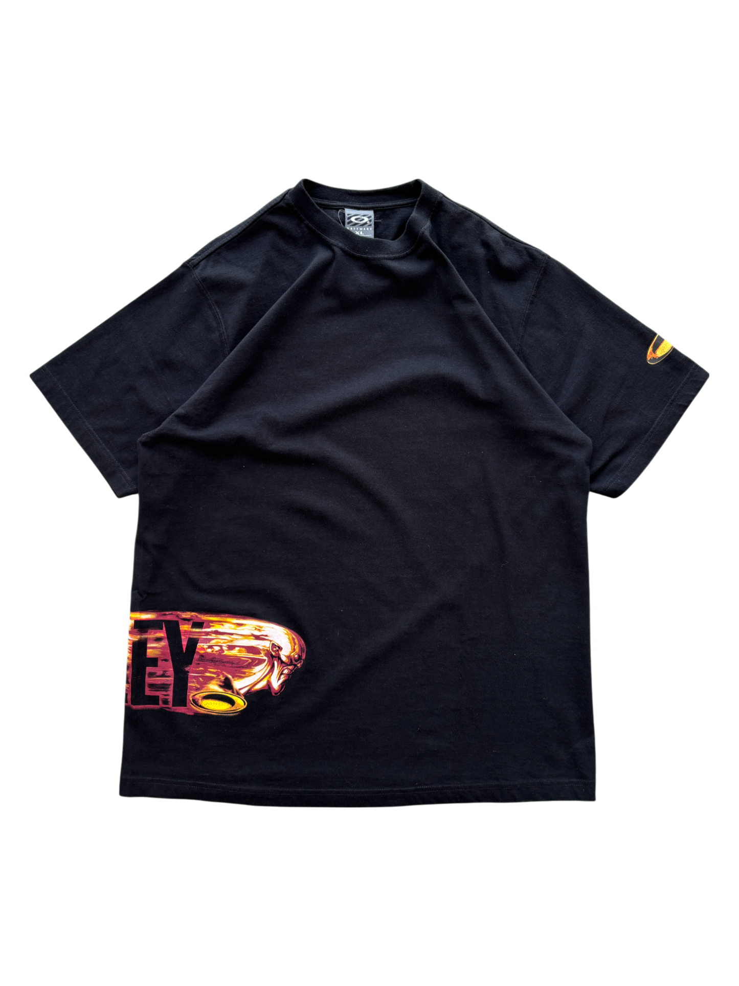 90'S OAKLEY SOFTWARE FLAME SPELL OUT TEE