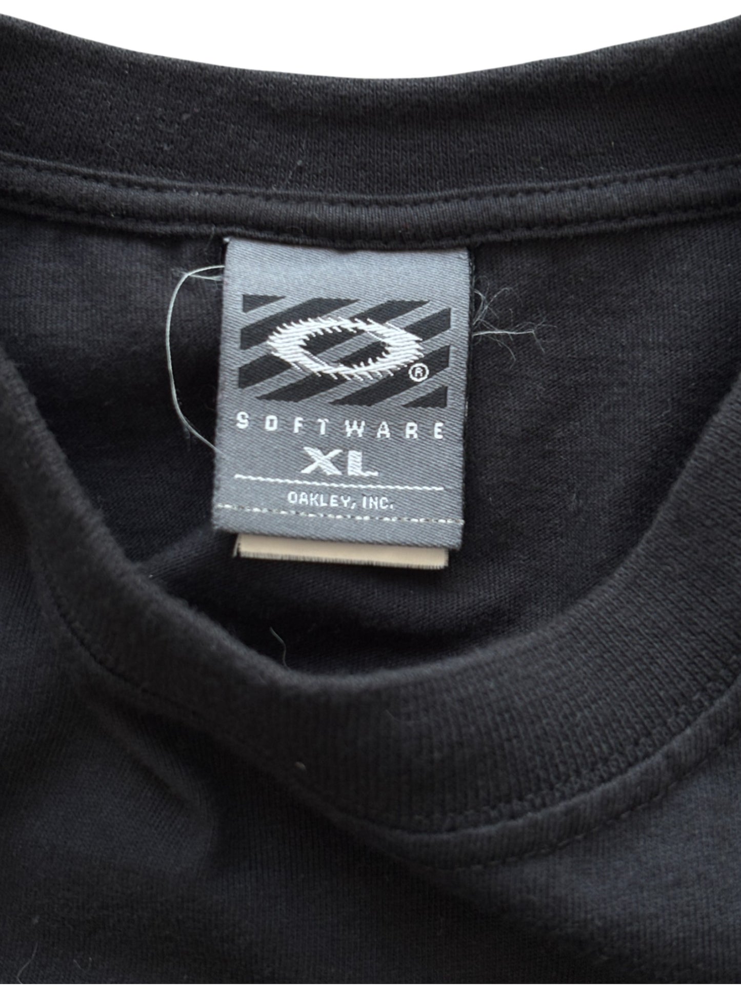 90'S OAKLEY SOFTWARE FLAME SPELL OUT TEE