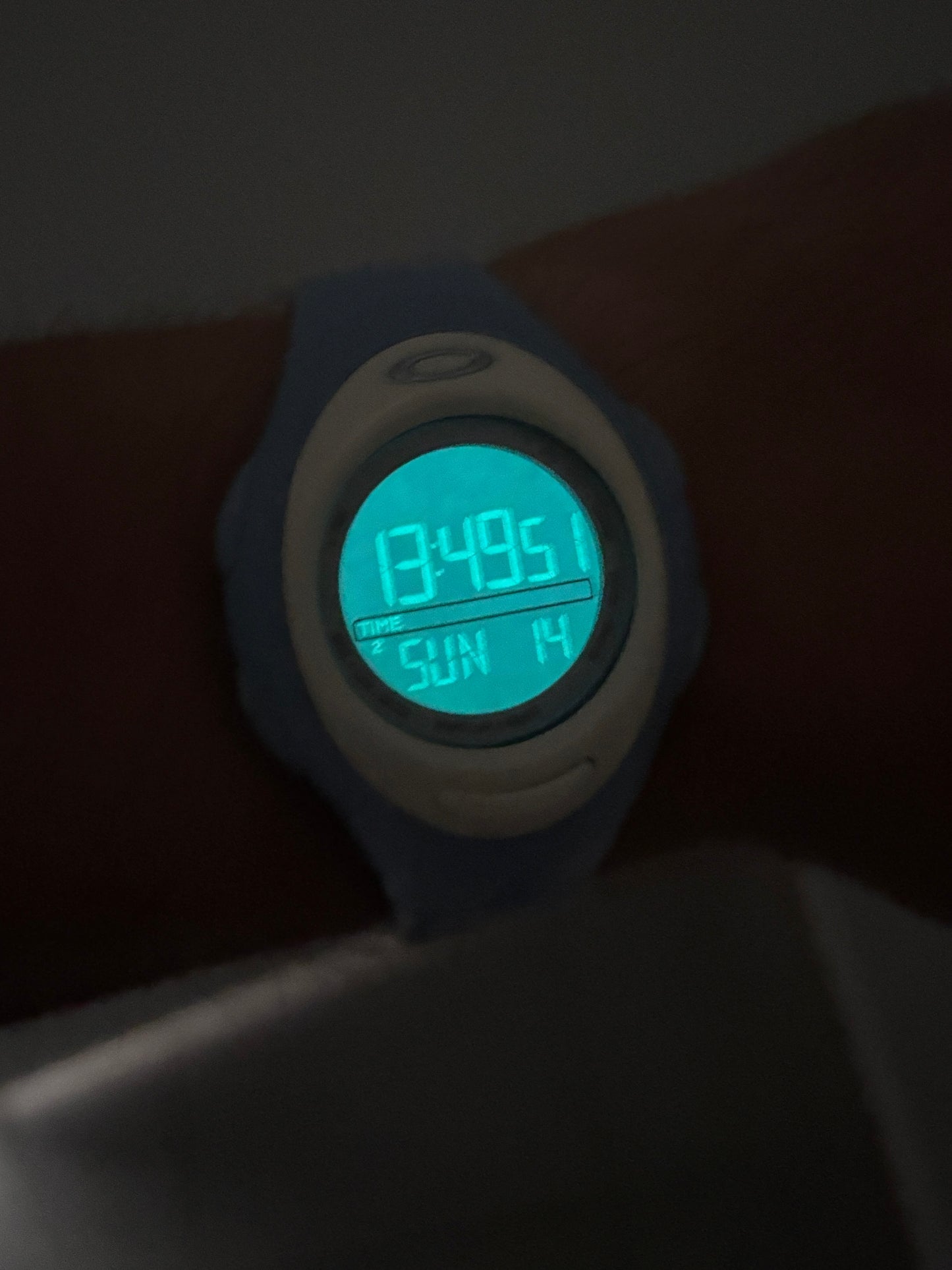 00'S OAKLEY D.5 WATCH POWDER BLUE / SILVER