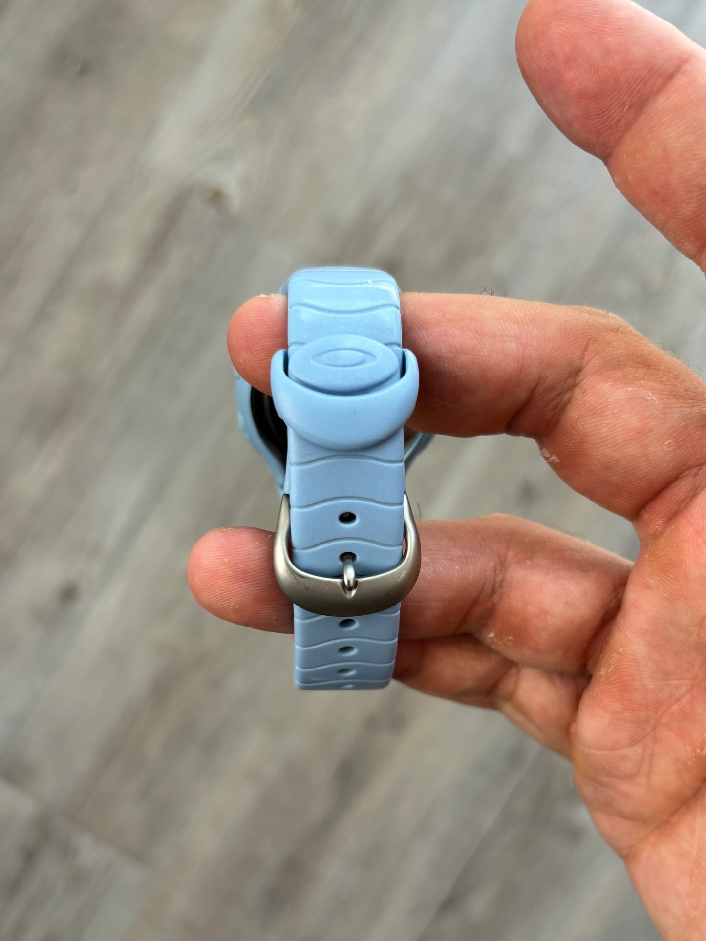 00'S OAKLEY D.5 WATCH POWDER BLUE / SILVER