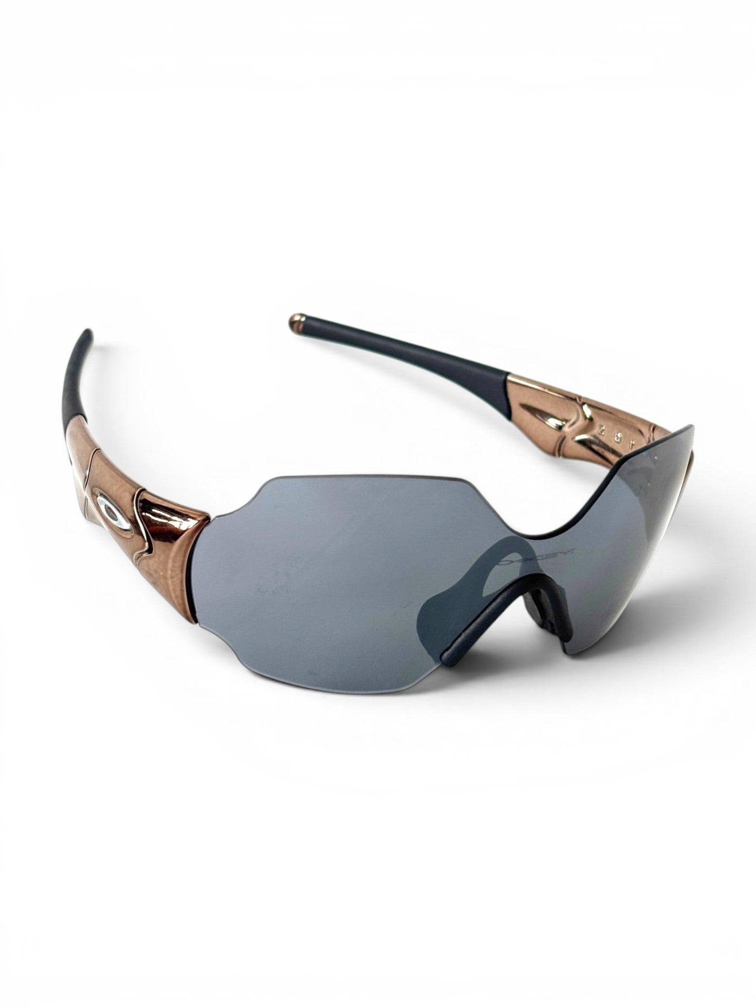 2004 Oakley Zero L Black Chrome / Black Iridium Sunglasses – 16.88 