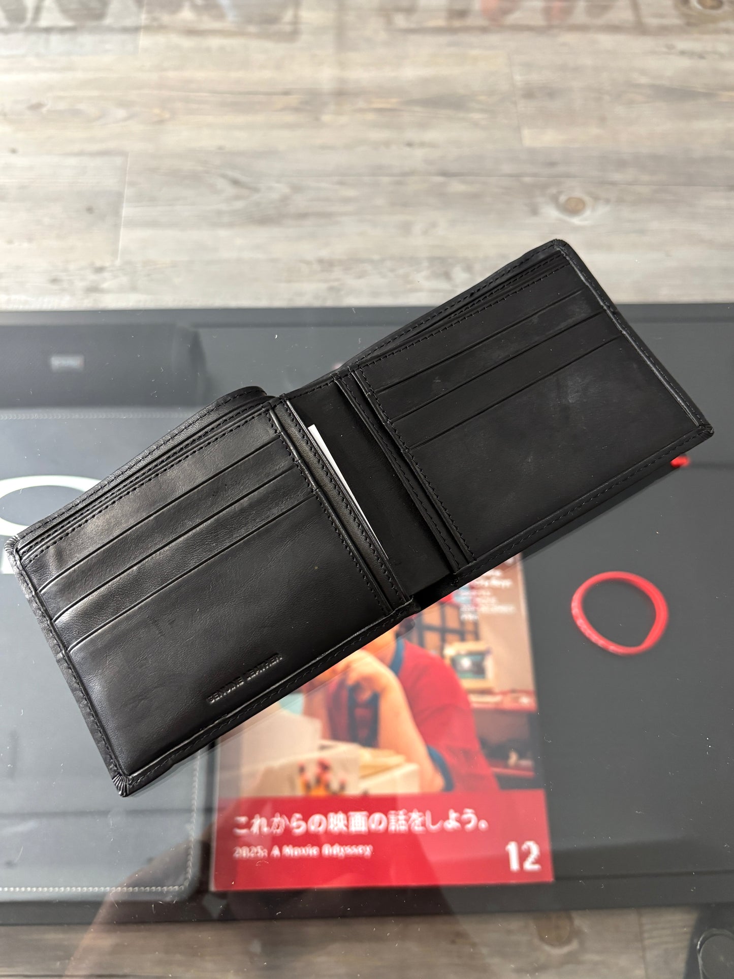 00'S DEADSTOCK OAKLEY SMALL ICON LEATHER WALLET