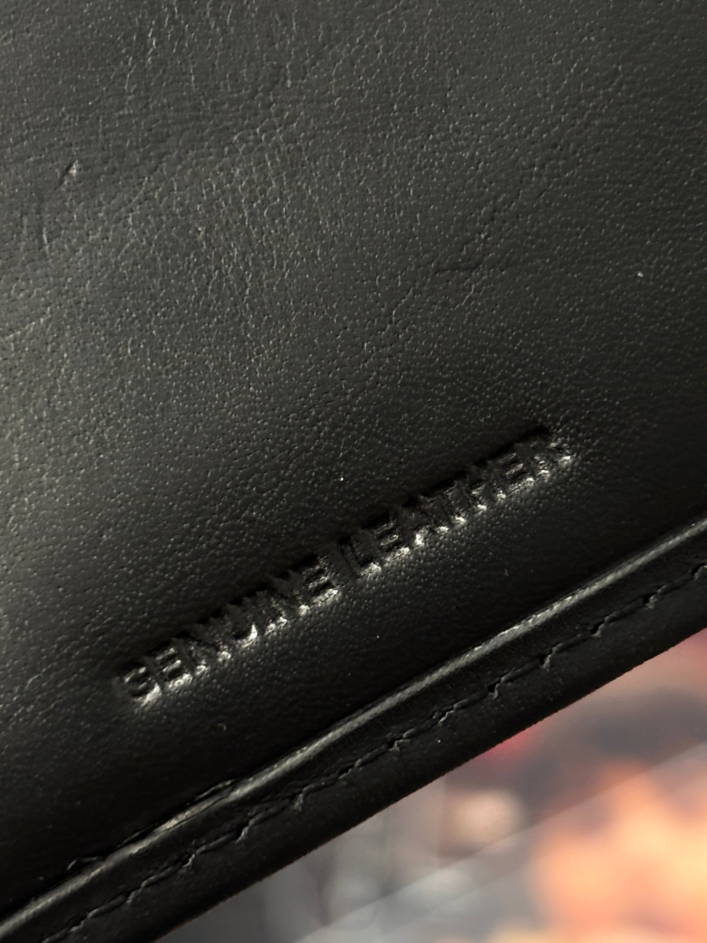 00'S DEADSTOCK OAKLEY SMALL ICON LEATHER WALLET
