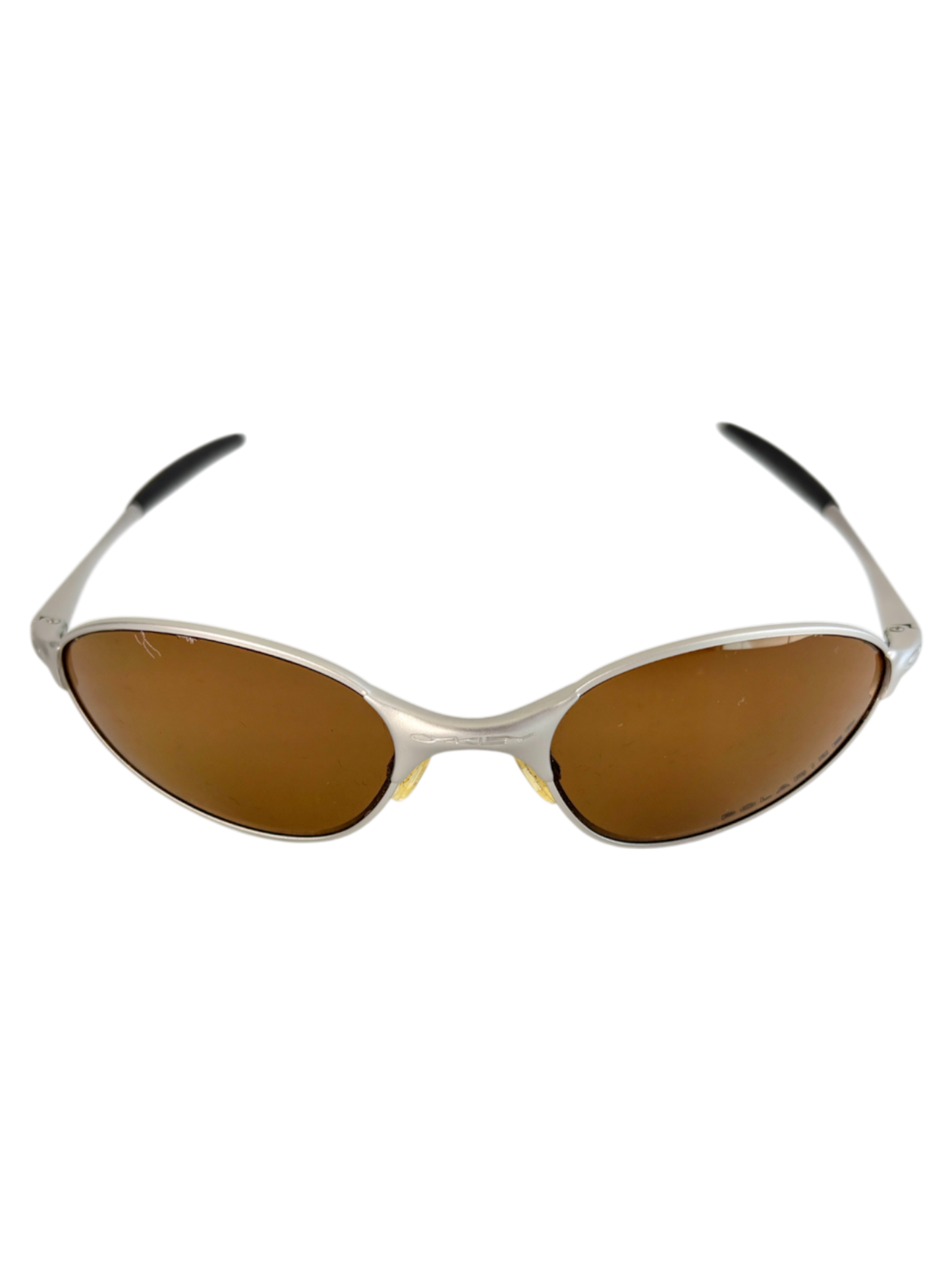 OAKLEY C WIRE SILVER / GOLD IRIDIUM POLARIZED (2005) SUNGLASSES