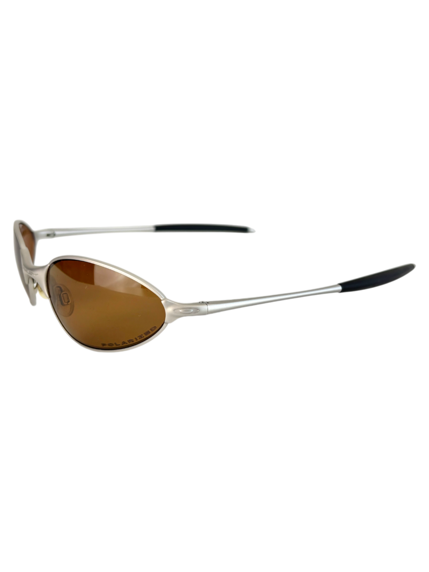 OAKLEY C WIRE SILVER / GOLD IRIDIUM POLARIZED (2005) SUNGLASSES