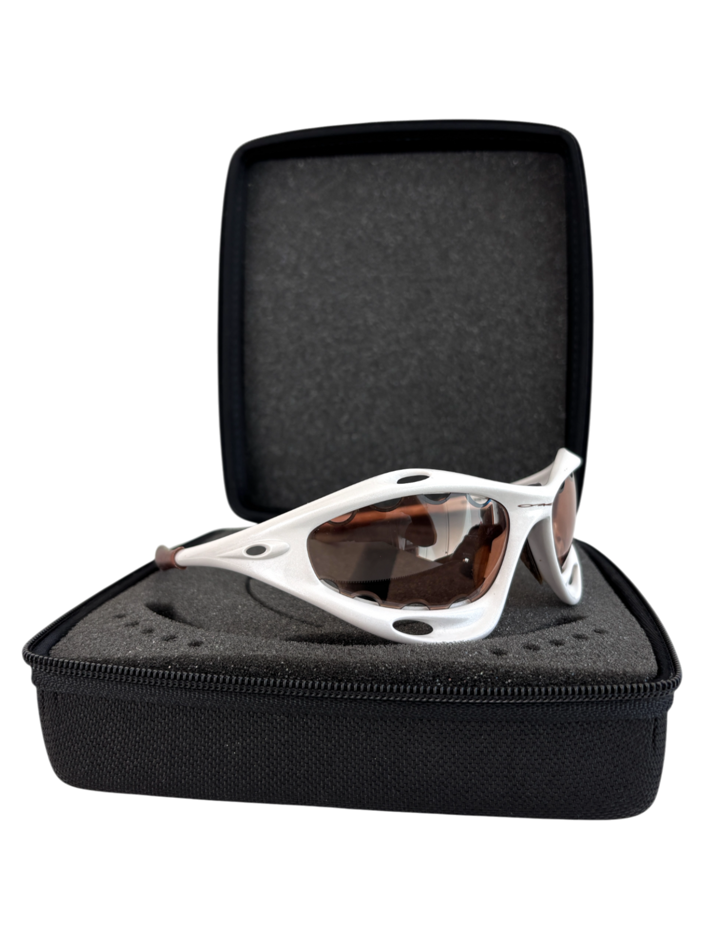 OAKLEY PRO RACING JACKET PEARL / VR50 TO BROWN TRANSITION W/ CASE