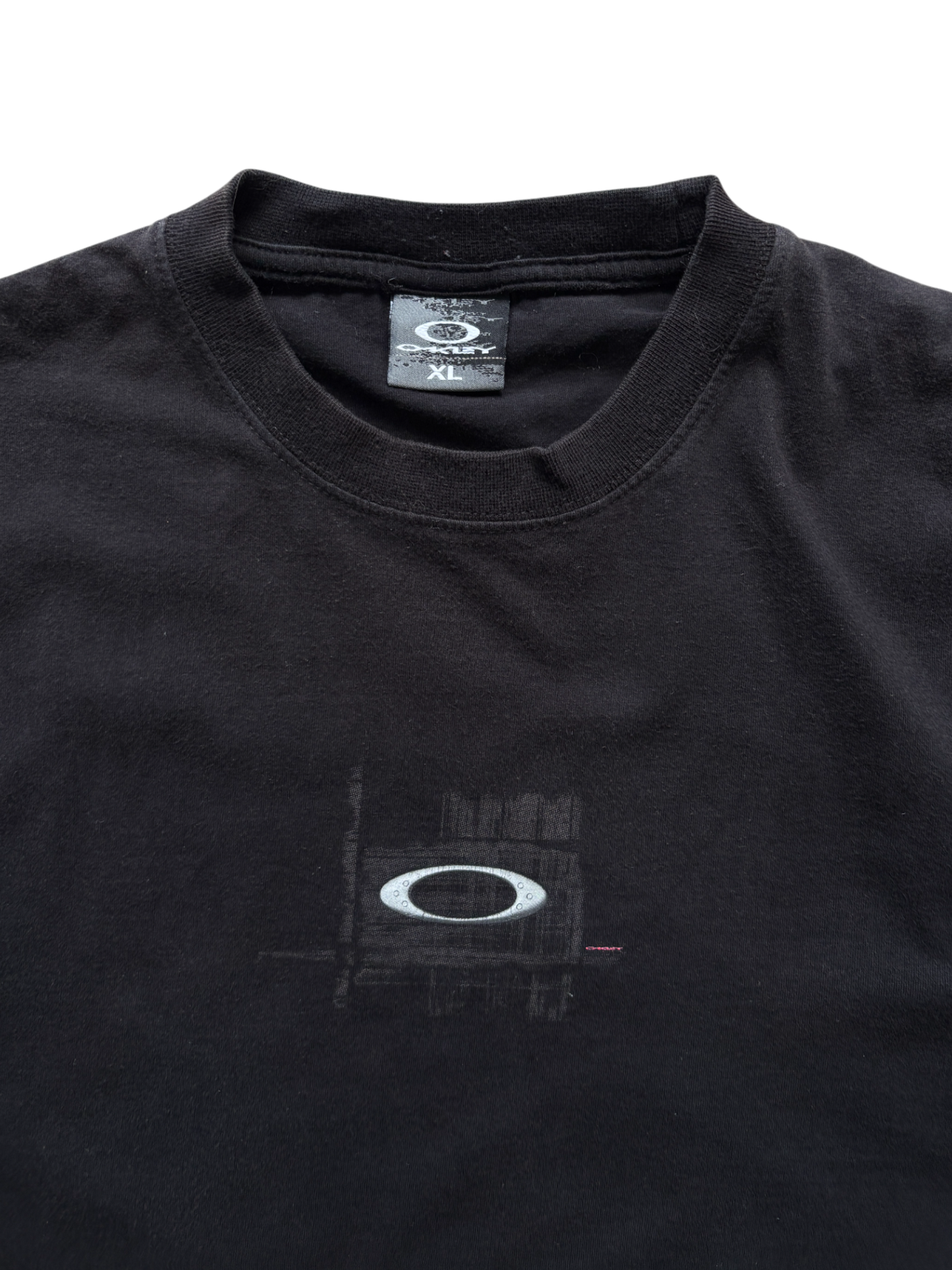 2005-06 OAKLEY ICON PRINT BLACK TEE