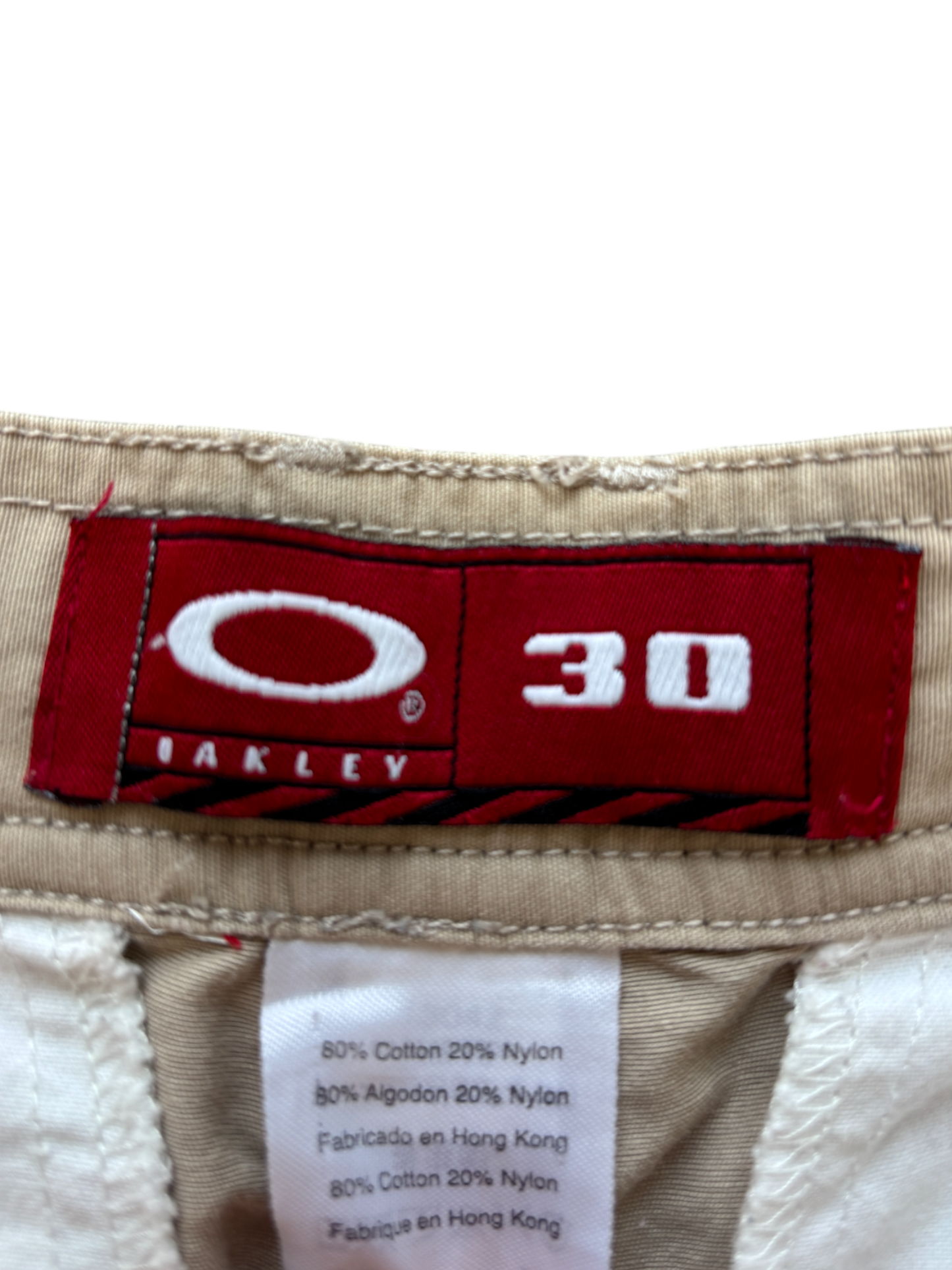 00'S OAKLEY EMBROIDERED SKULL CARGO SHORTS