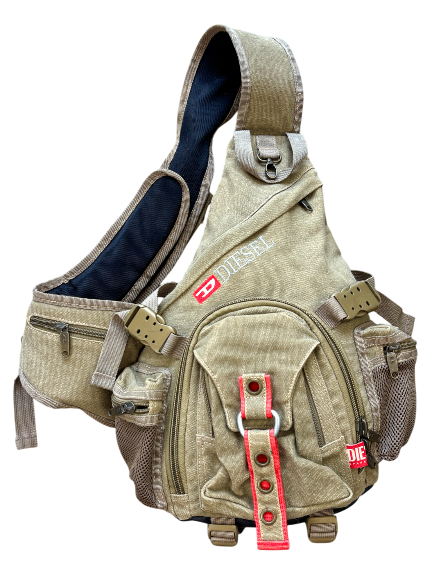 00'S DIESEL SPARE PARTS SLING BAG
