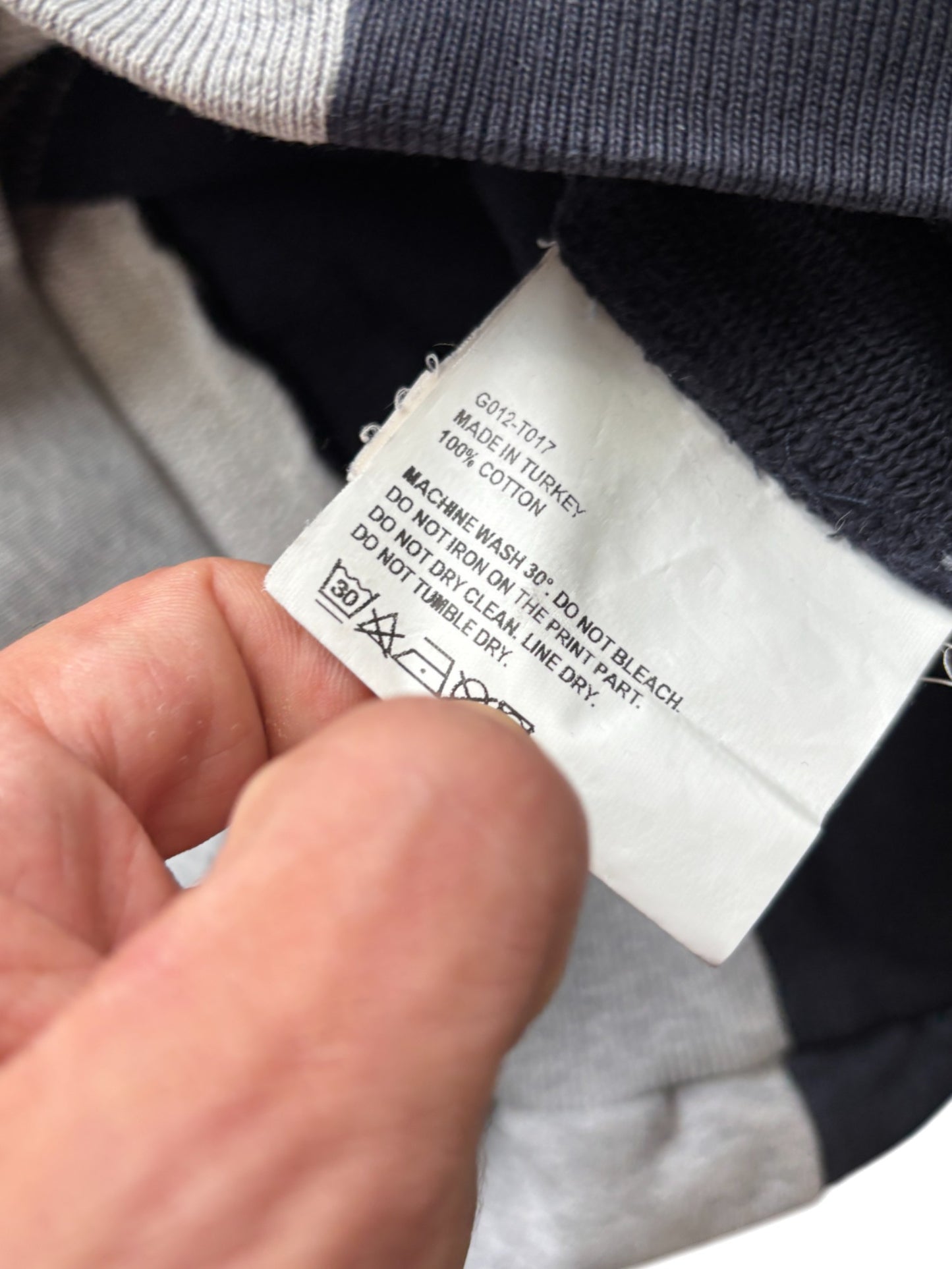 SS18 Gosha Rubchinskiy Split Sweatshirt