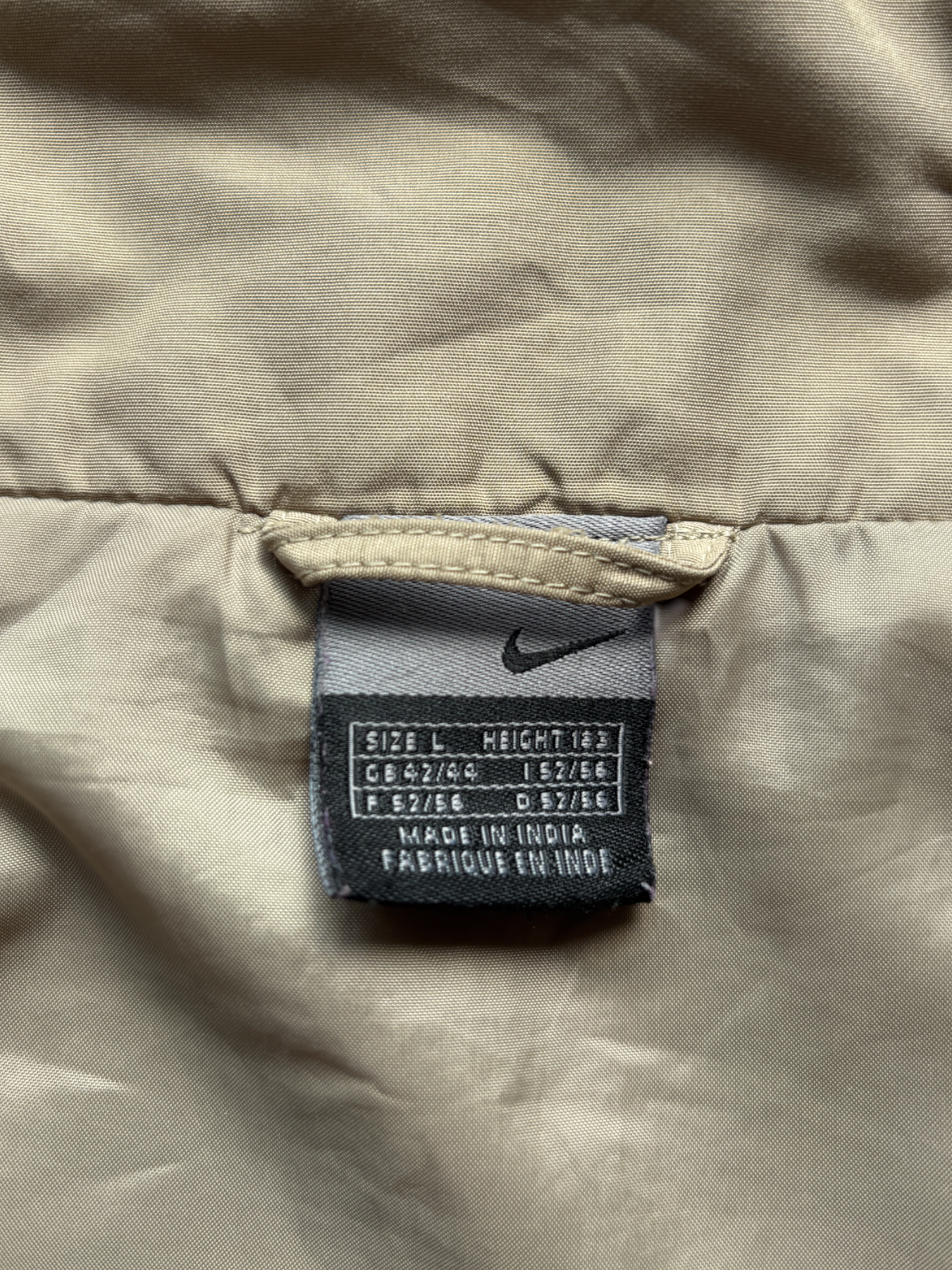 00'S NIKE BEIGE WINDBREAKER