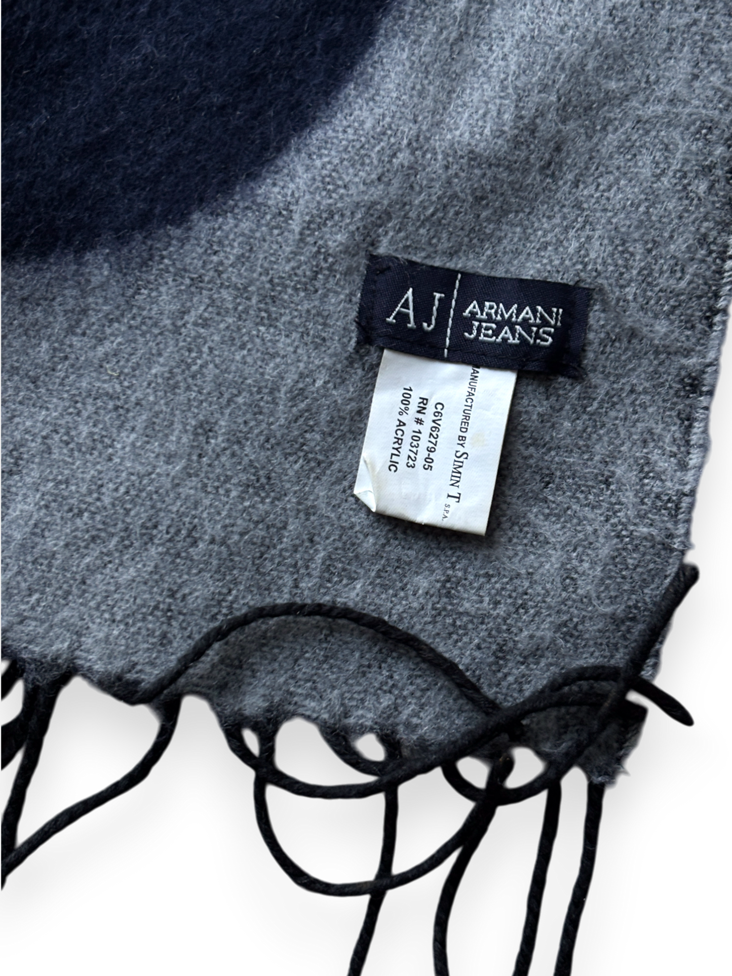 2000's Armani Jeans Reversible A/J Scarf