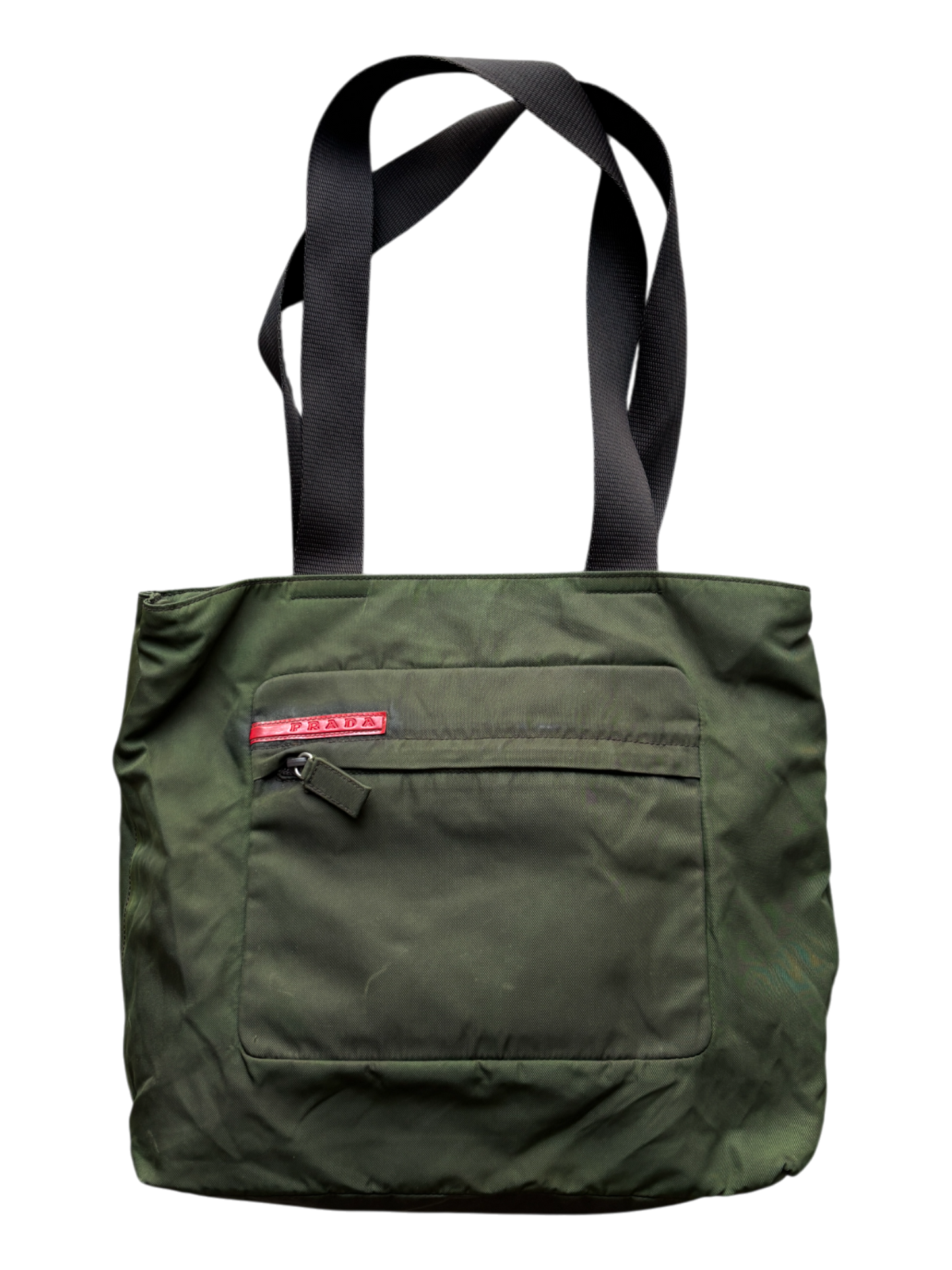 00'S PRADA SPORT FOREST GREEN SHOULDER BAG