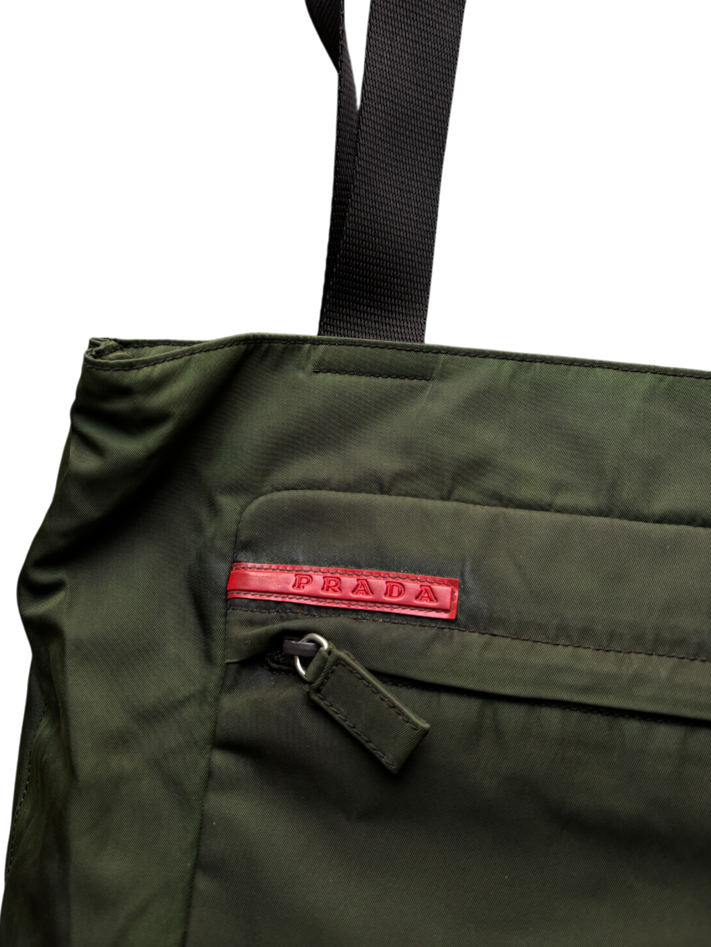 00'S PRADA SPORT FOREST GREEN SHOULDER BAG