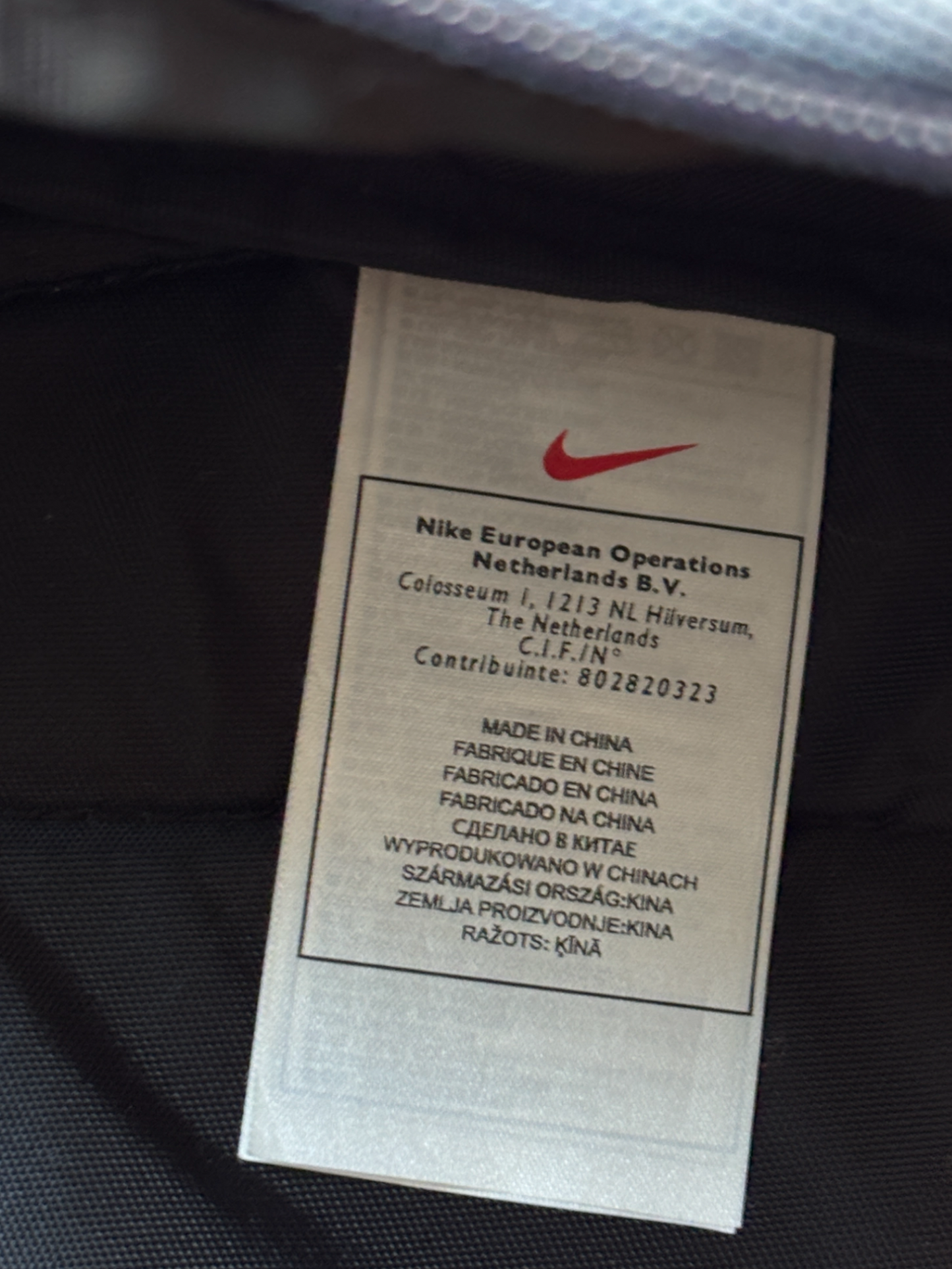 00'S NIKE BABY BLUE SLING BAG
