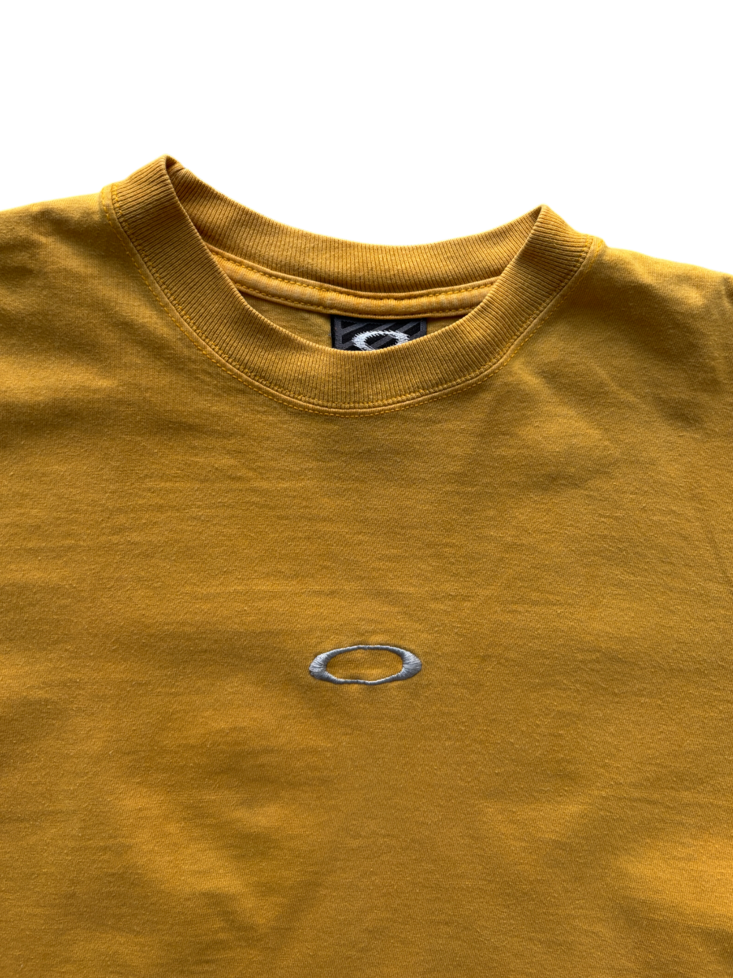 00'S OAKLEY SOFTWARE EMBROIDERED ICON YELLOW TEE