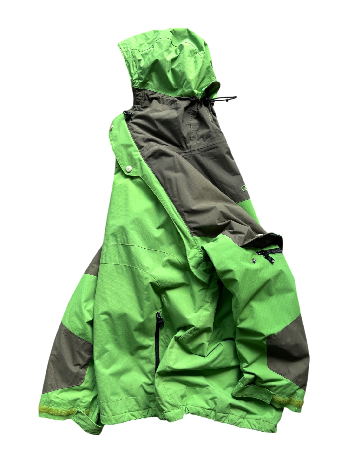 00's Quicksilver Asymmetrical Zipper Sky Jacket
