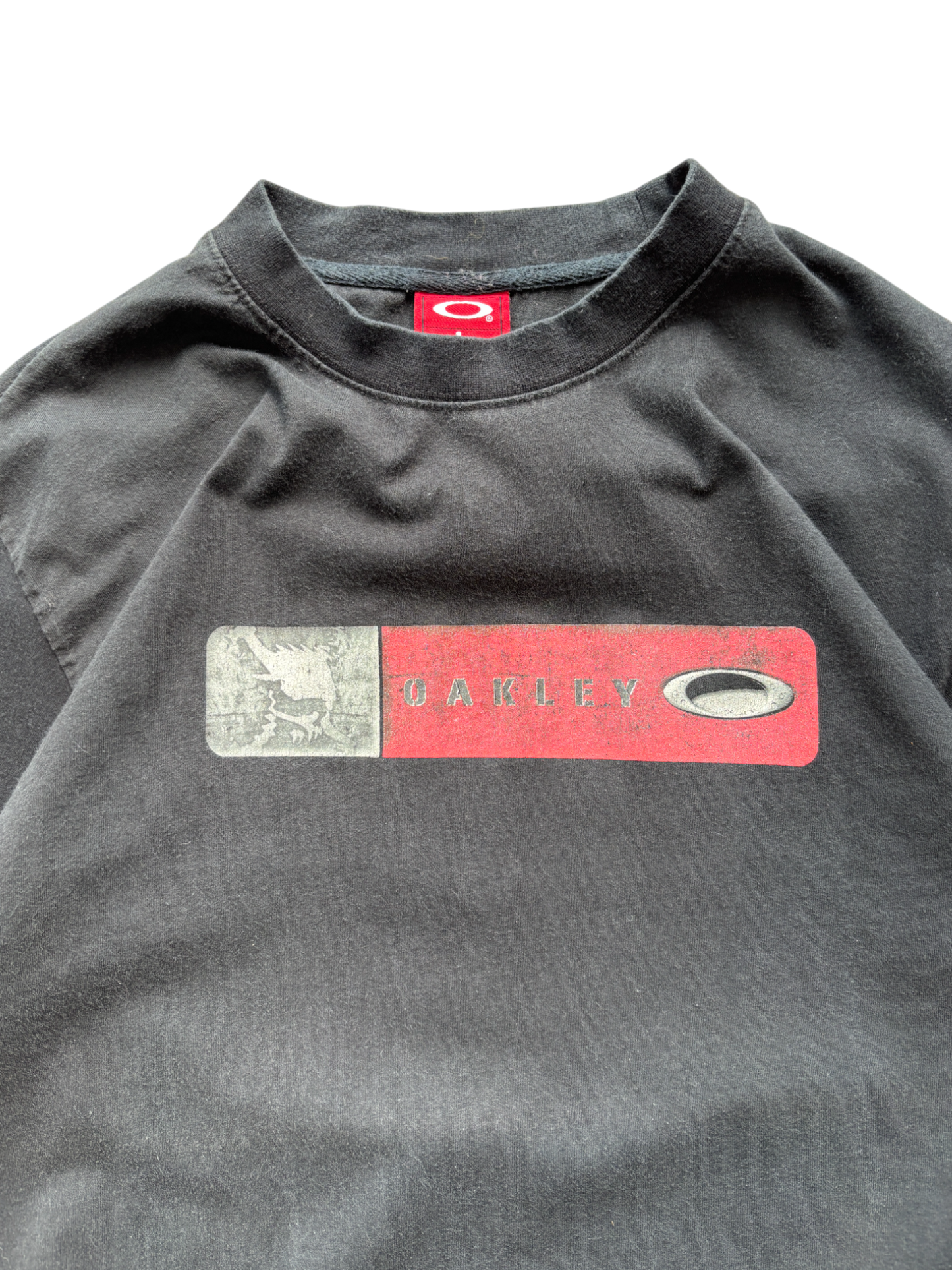 00's Oakley Skull Spell Out Tee