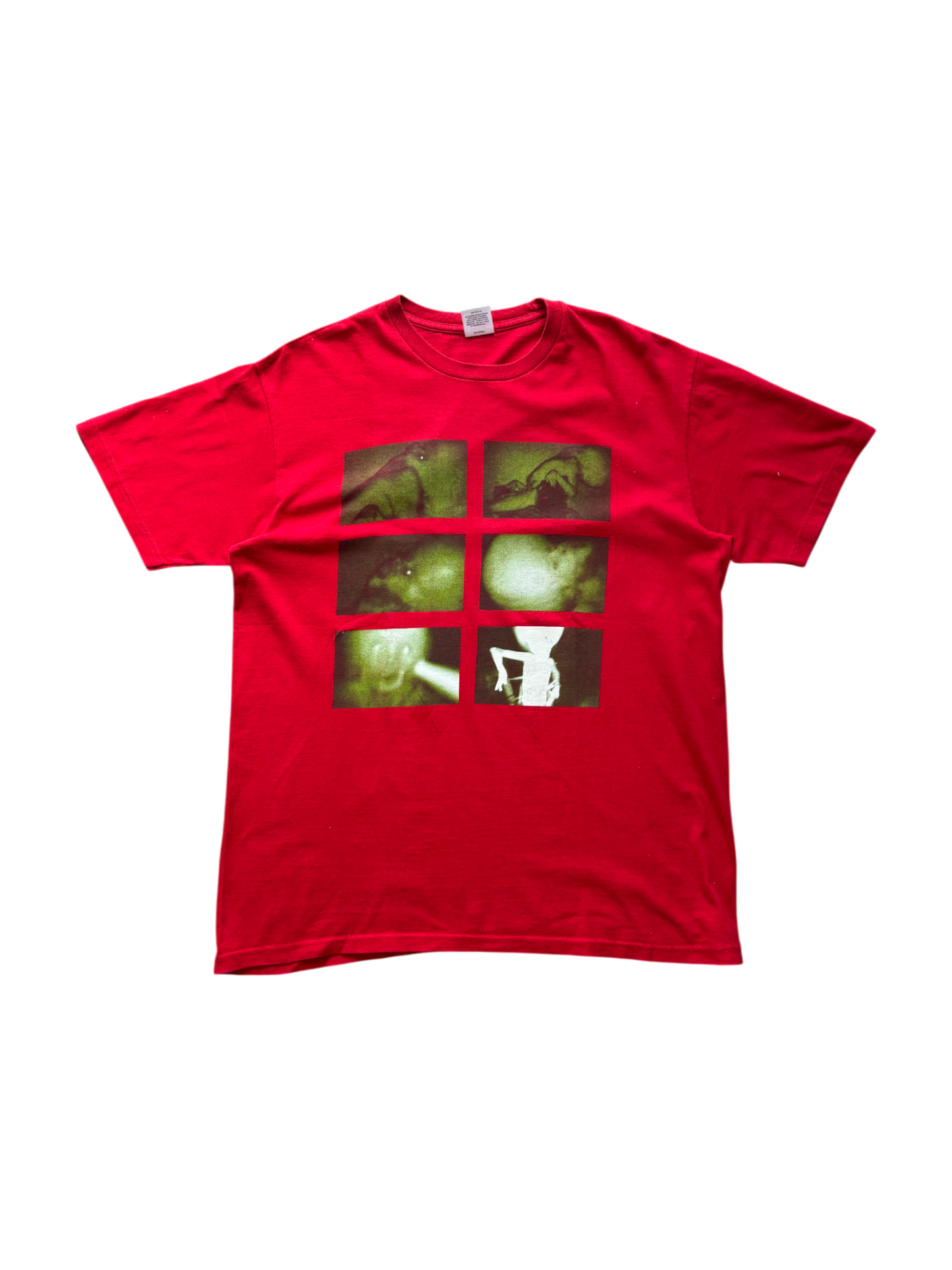 FW18 SUPREME RUBBER JOHNNY RED TEE
