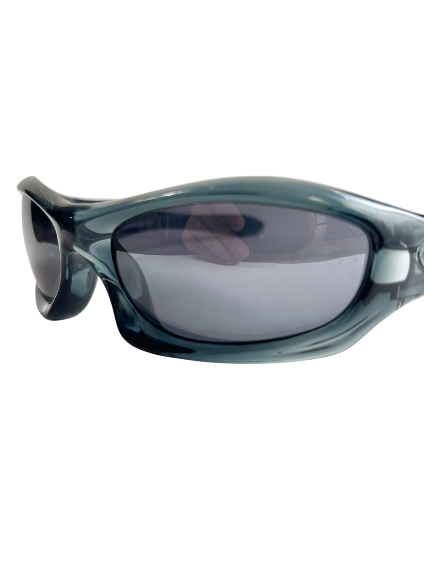 OAKLEY MONSTER DOG CRYSTAL BLUE BLACK IRIDIUM