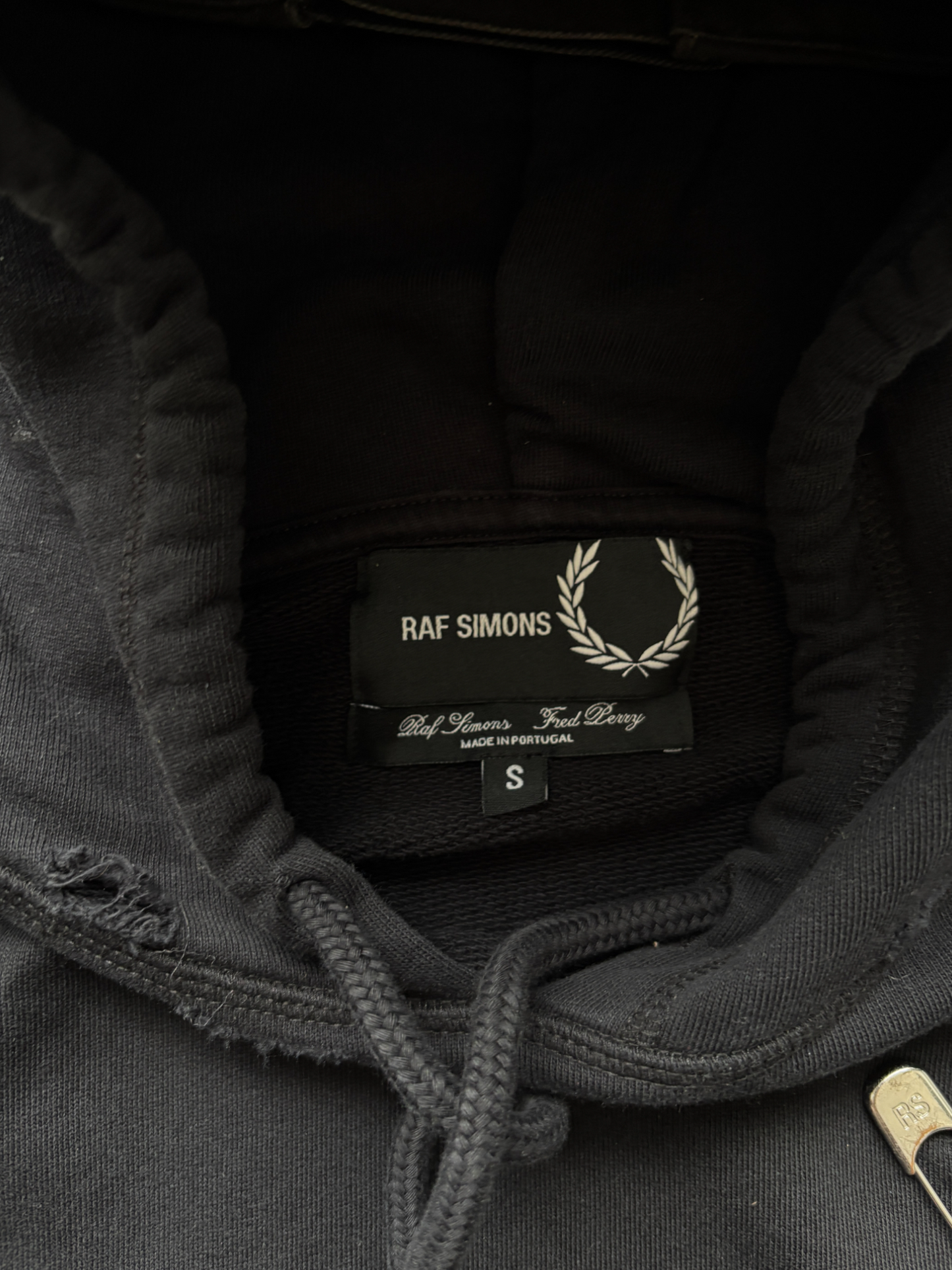 S/S 2019 Raf Simons x Fred Perry "Silent Thunder" Hoodie