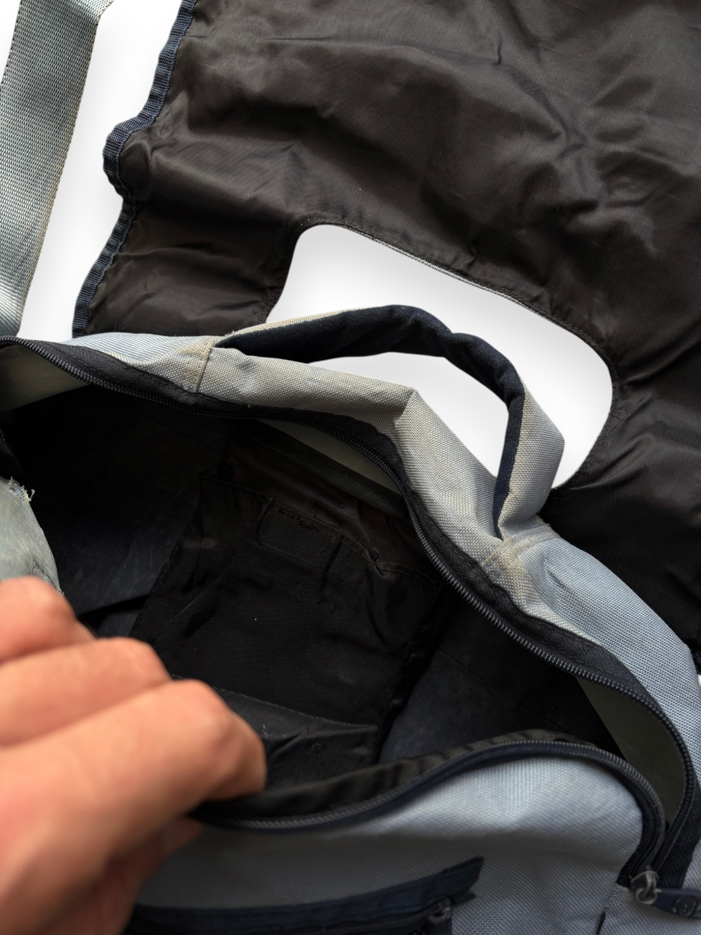 Early 2000's Nike Presto Baby Blue Messenger Bag