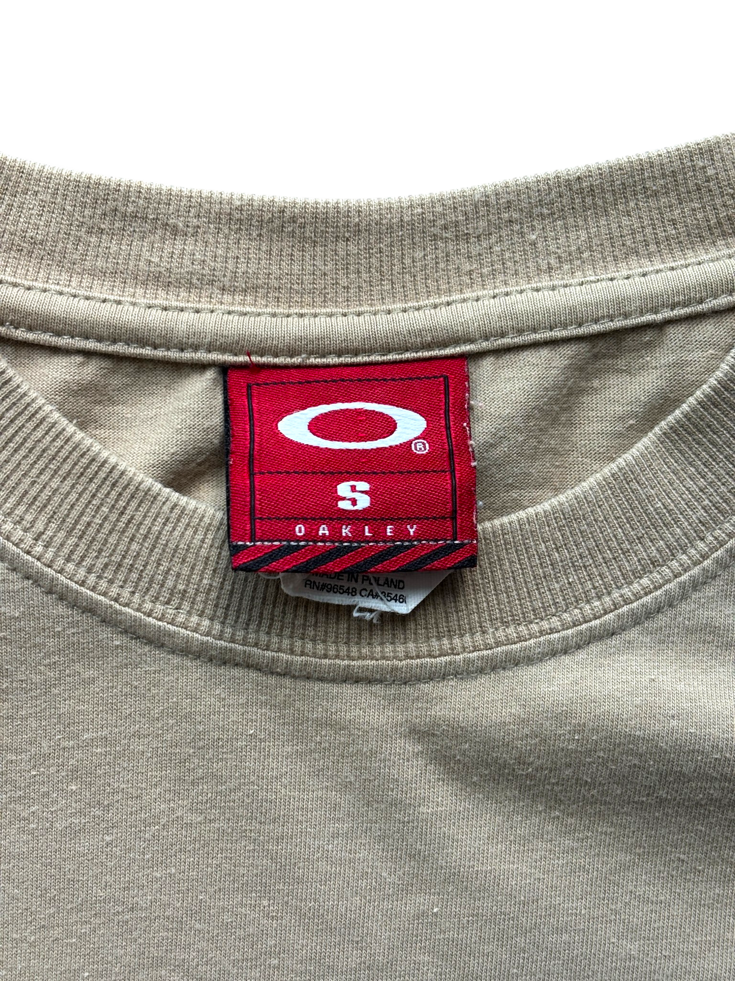 Early 2000's Oakley Spell Out / Skull Tee (S)