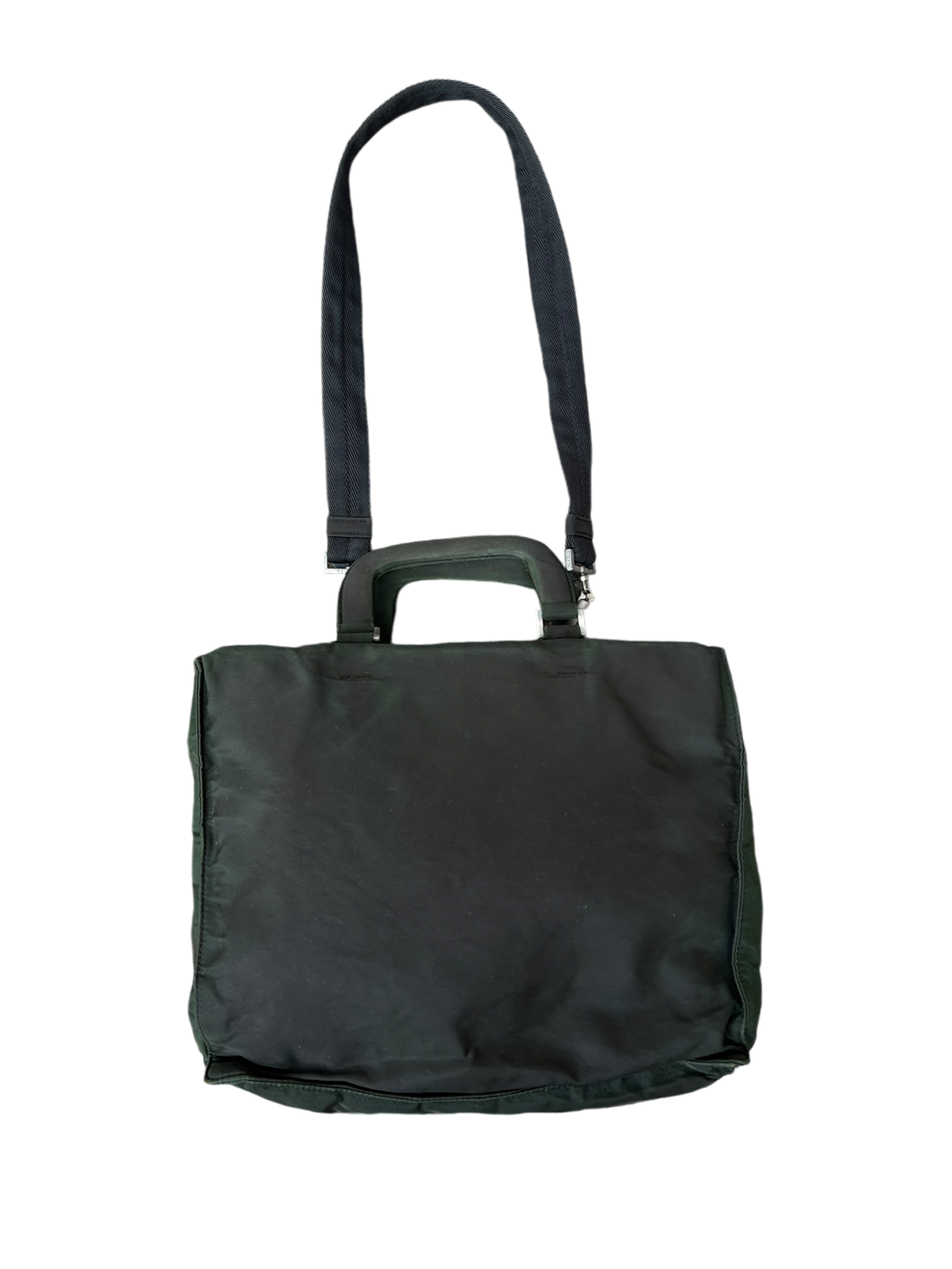Prada mainline canvas shoulder bag