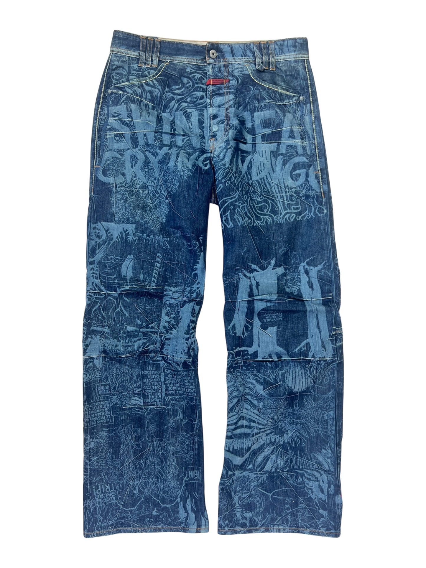 Marithé + François Girbaud All Print Jeans