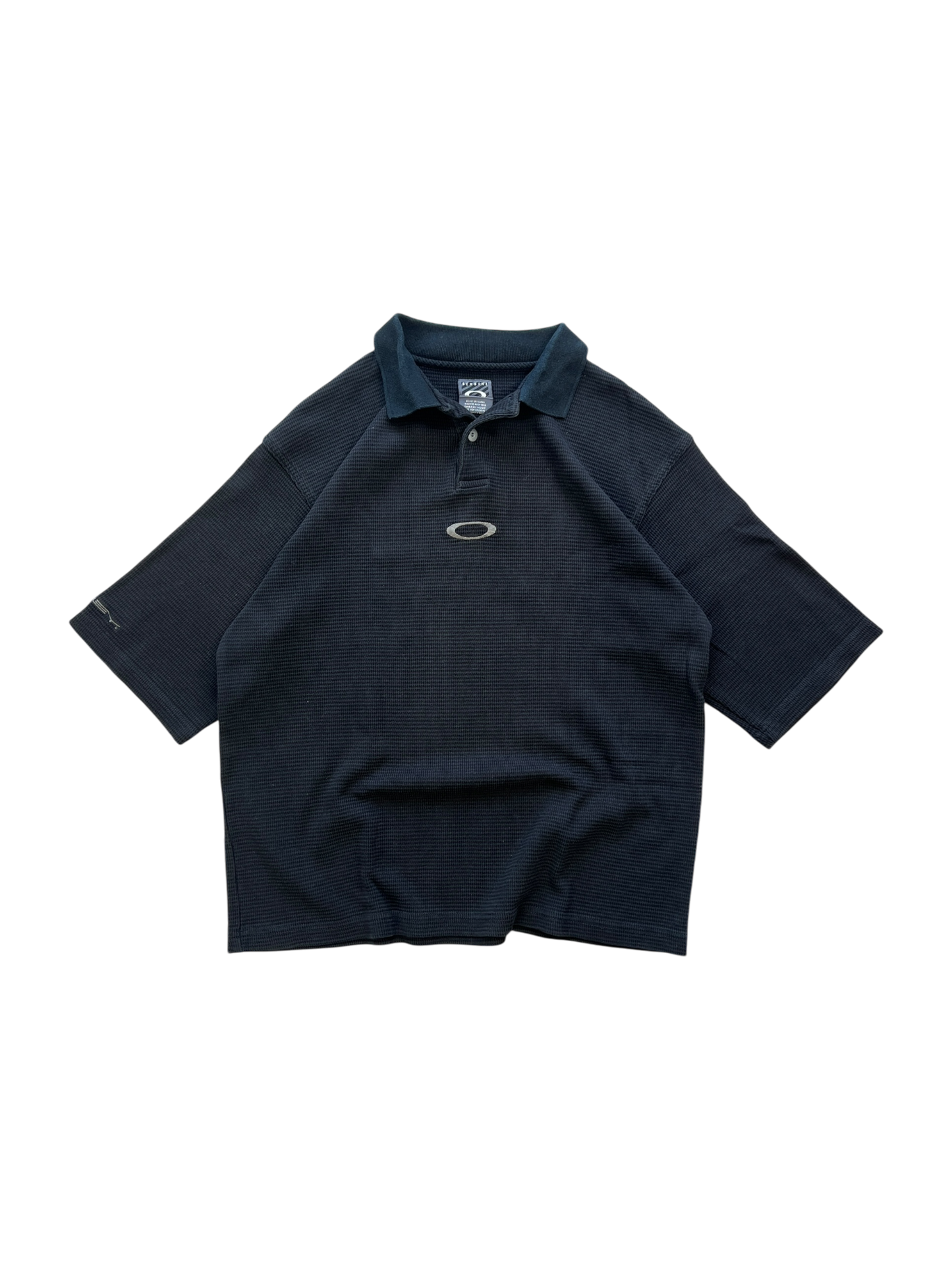 90's Oakley Software Waffle Center Icon Polo