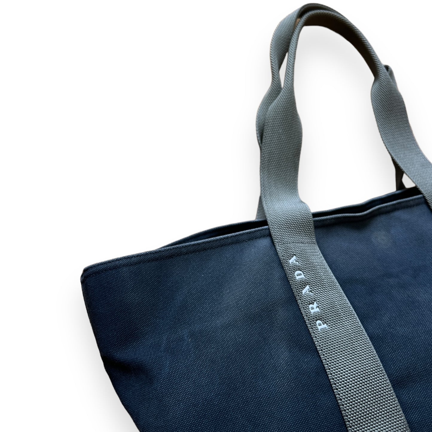 Prada Lunarossa canva tote bag