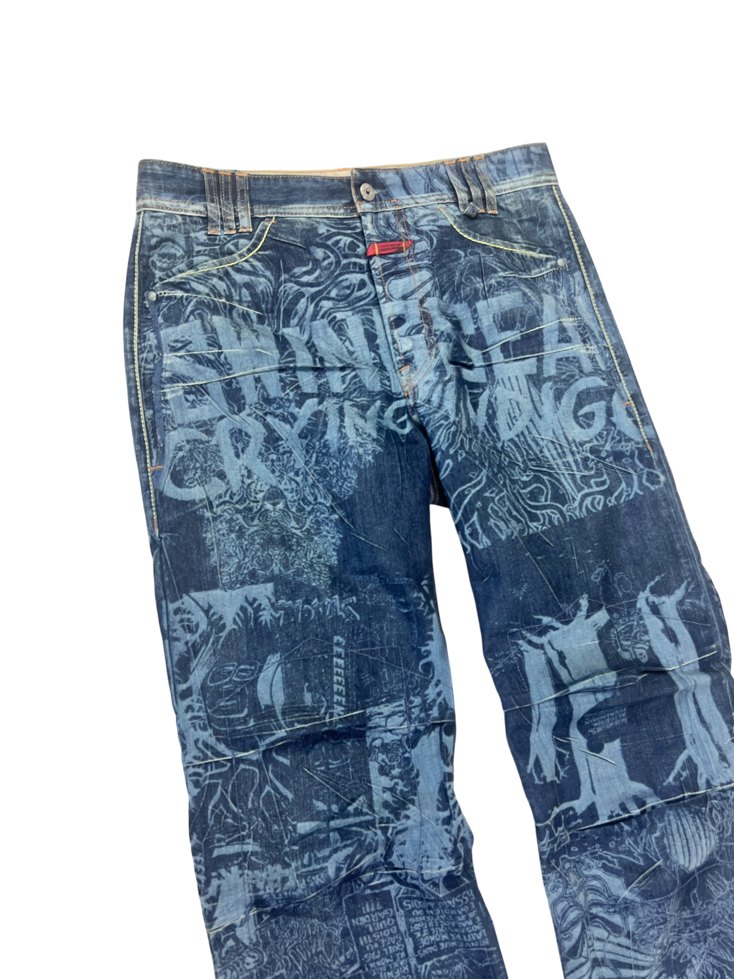 Marithé + François Girbaud All Print Jeans