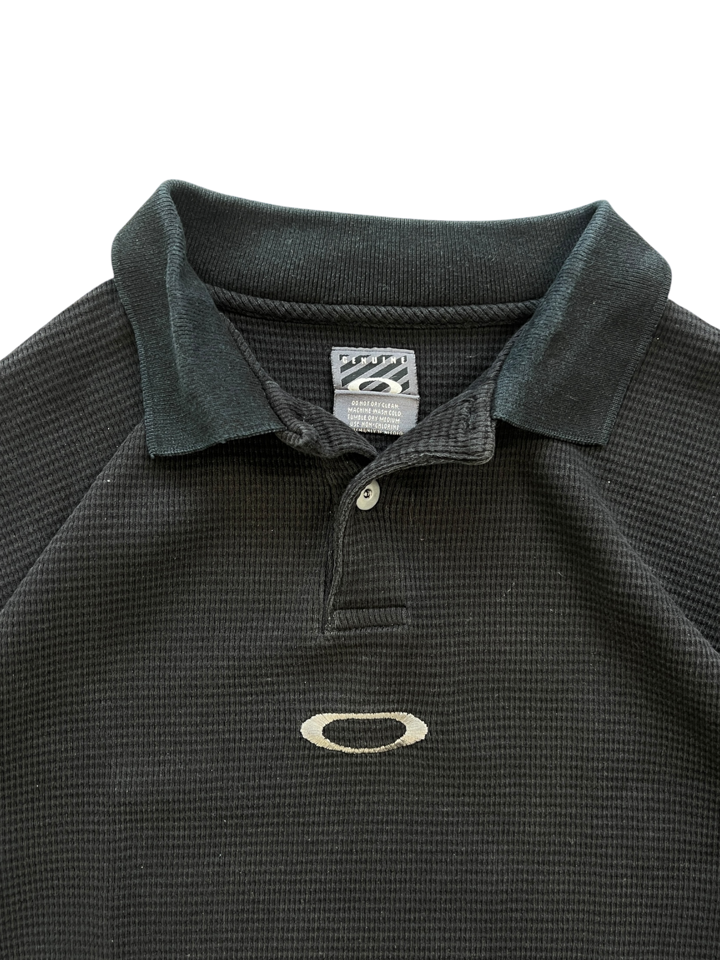 90's Oakley Software Waffle Center Icon Polo