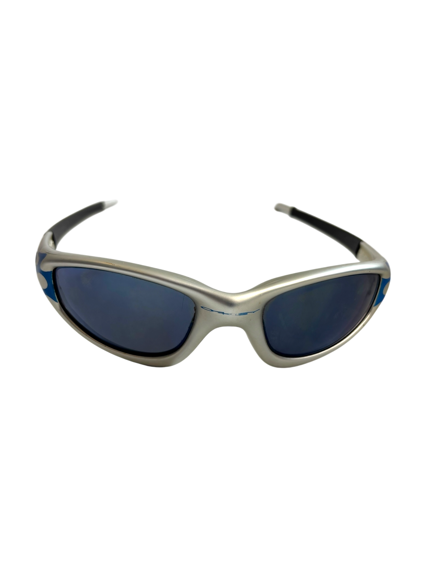 Oakley New Straight Jacket FMJ + Blue Flame sunglasses