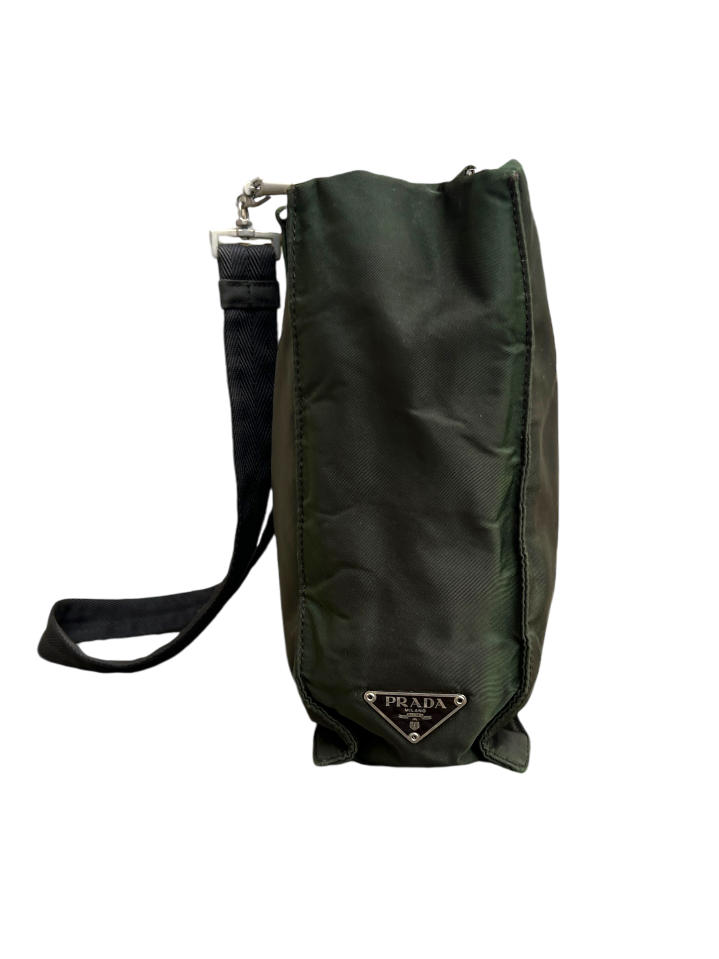 Prada mainline canvas shoulder bag