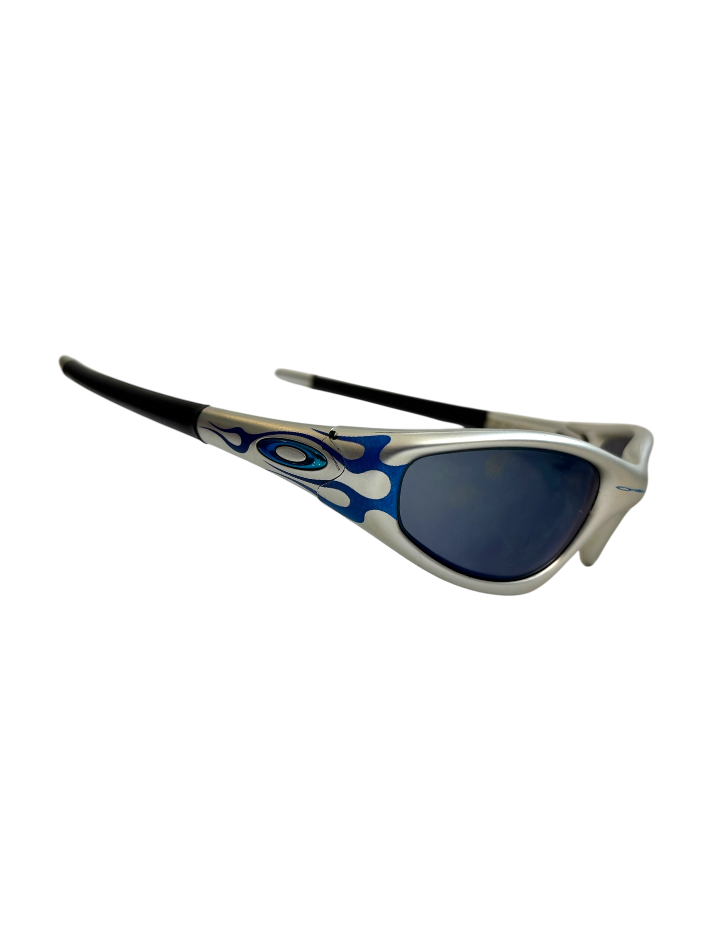 Oakley New Straight Jacket FMJ + Blue Flame sunglasses