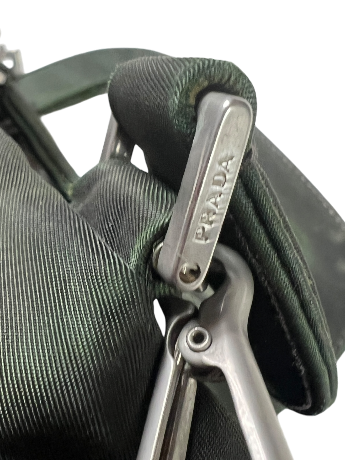 Prada mainline canvas shoulder bag