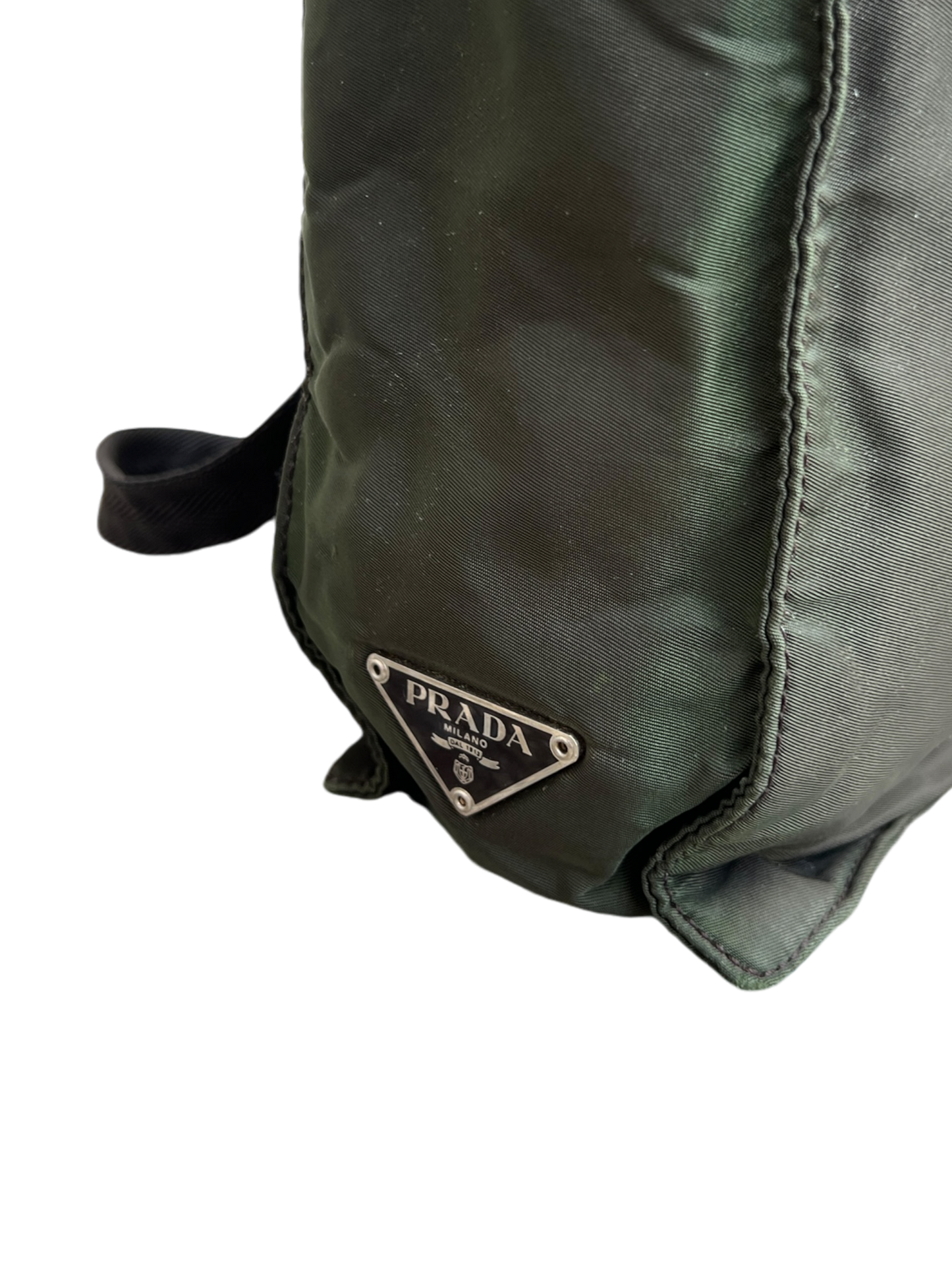 Prada mainline canvas shoulder bag