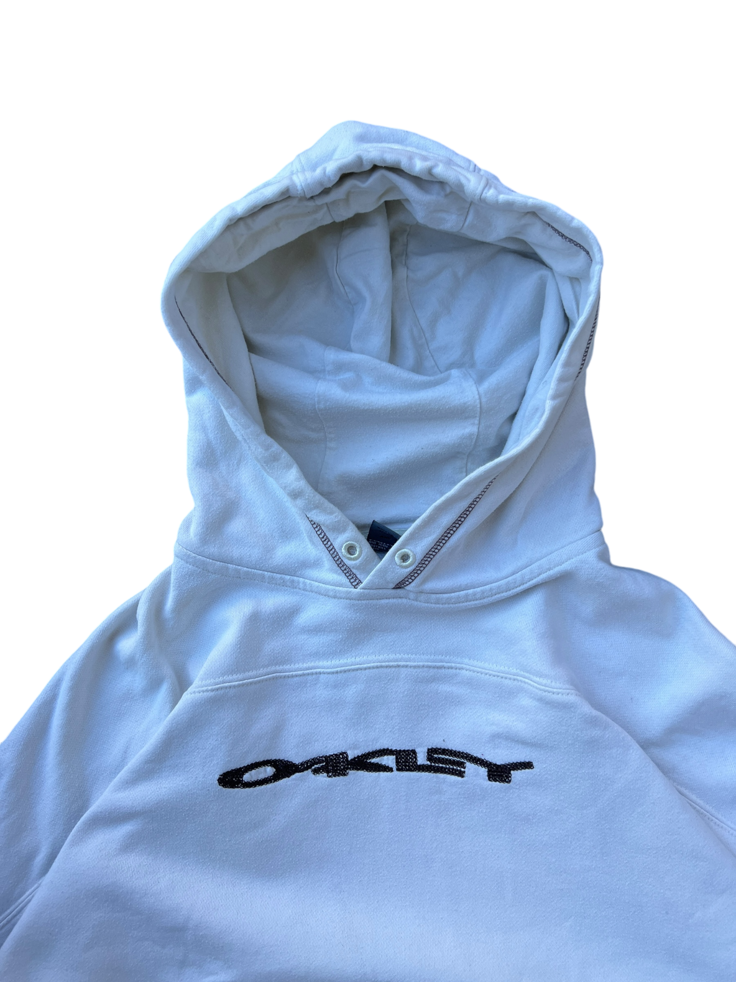 90's Oakley software spell out hoodie - L