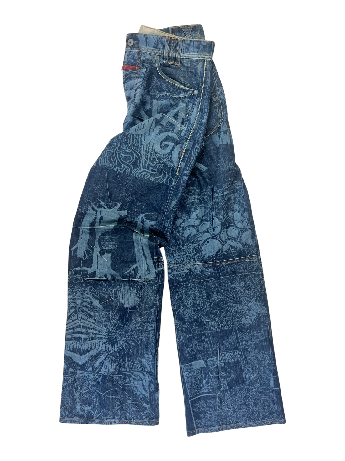 Marithé + François Girbaud All Print Jeans
