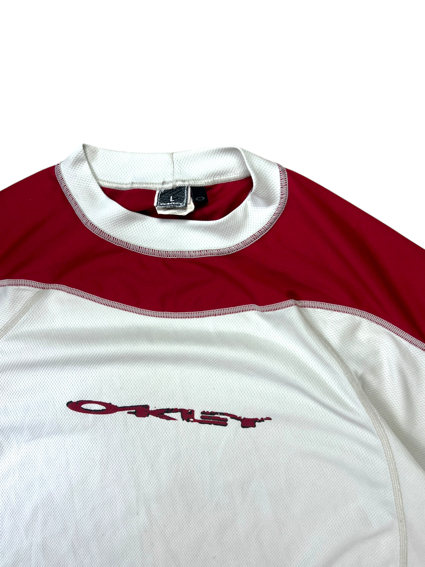 00's Oakley spell out tee - L