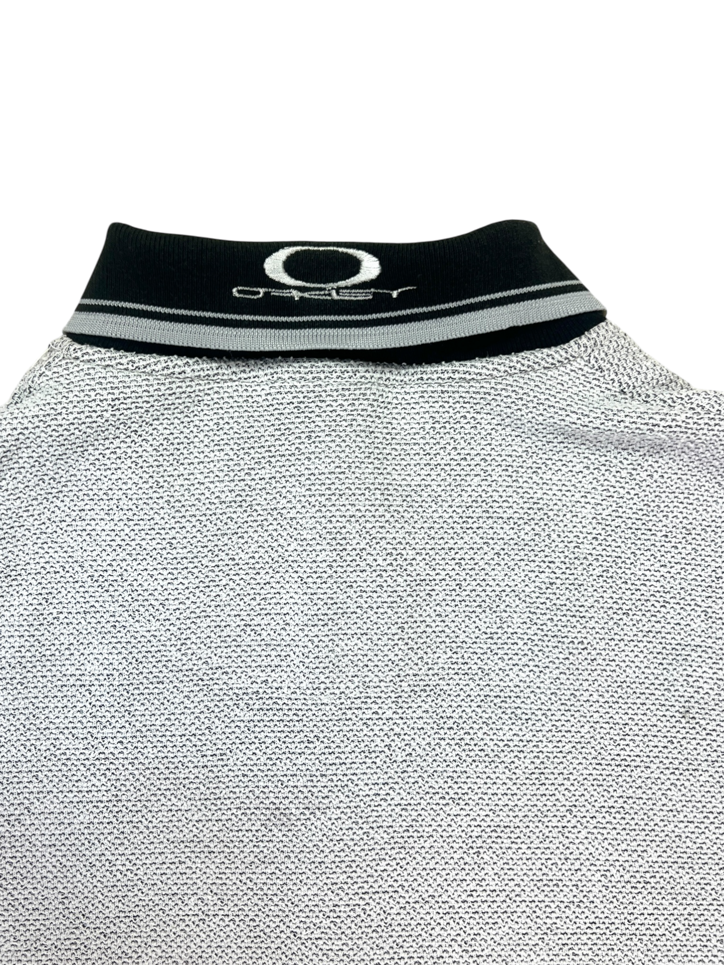 90's Oakley Software Quarter Zip Embroidered Polo