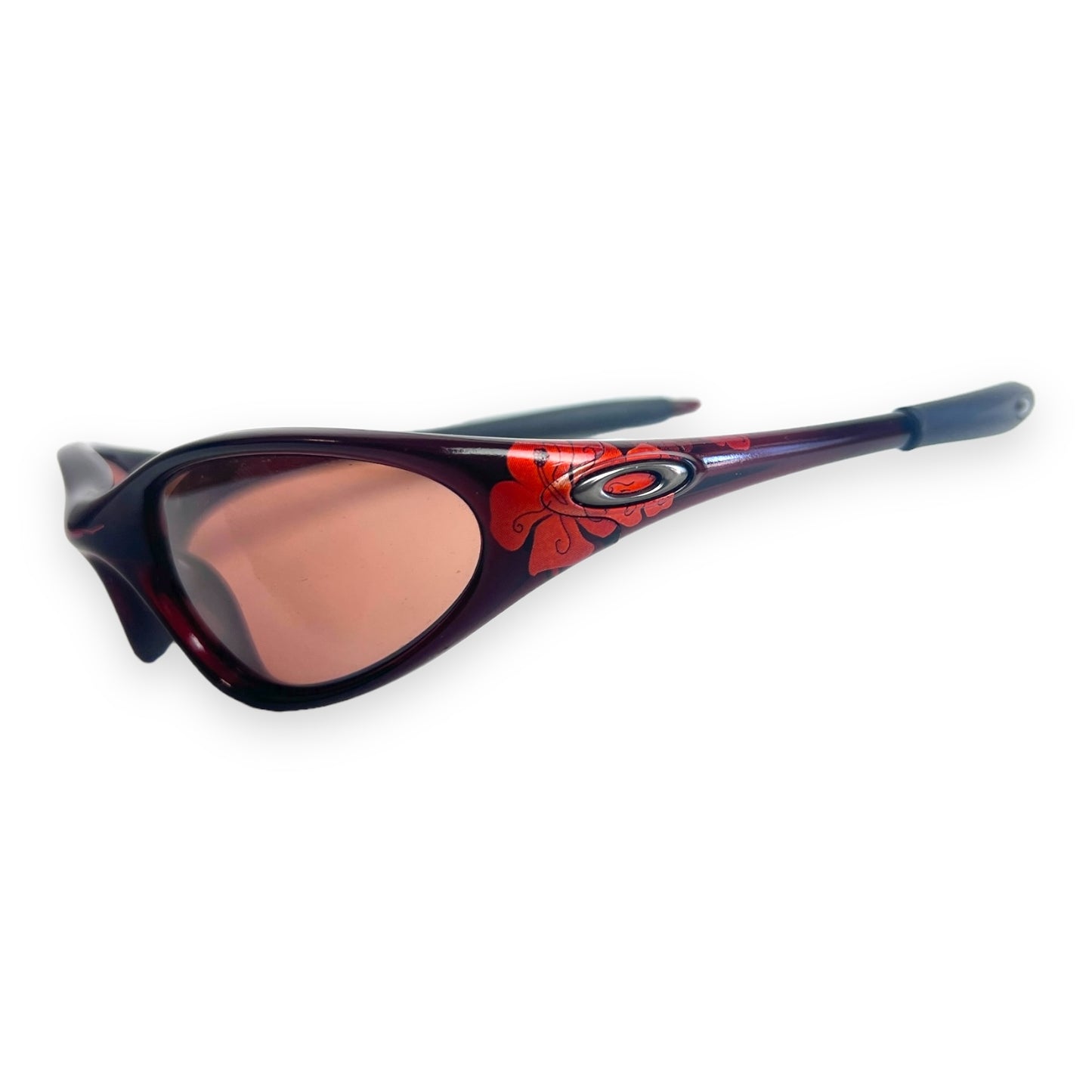 Oakley minute gen 2 tangerine w/flower sunglasses