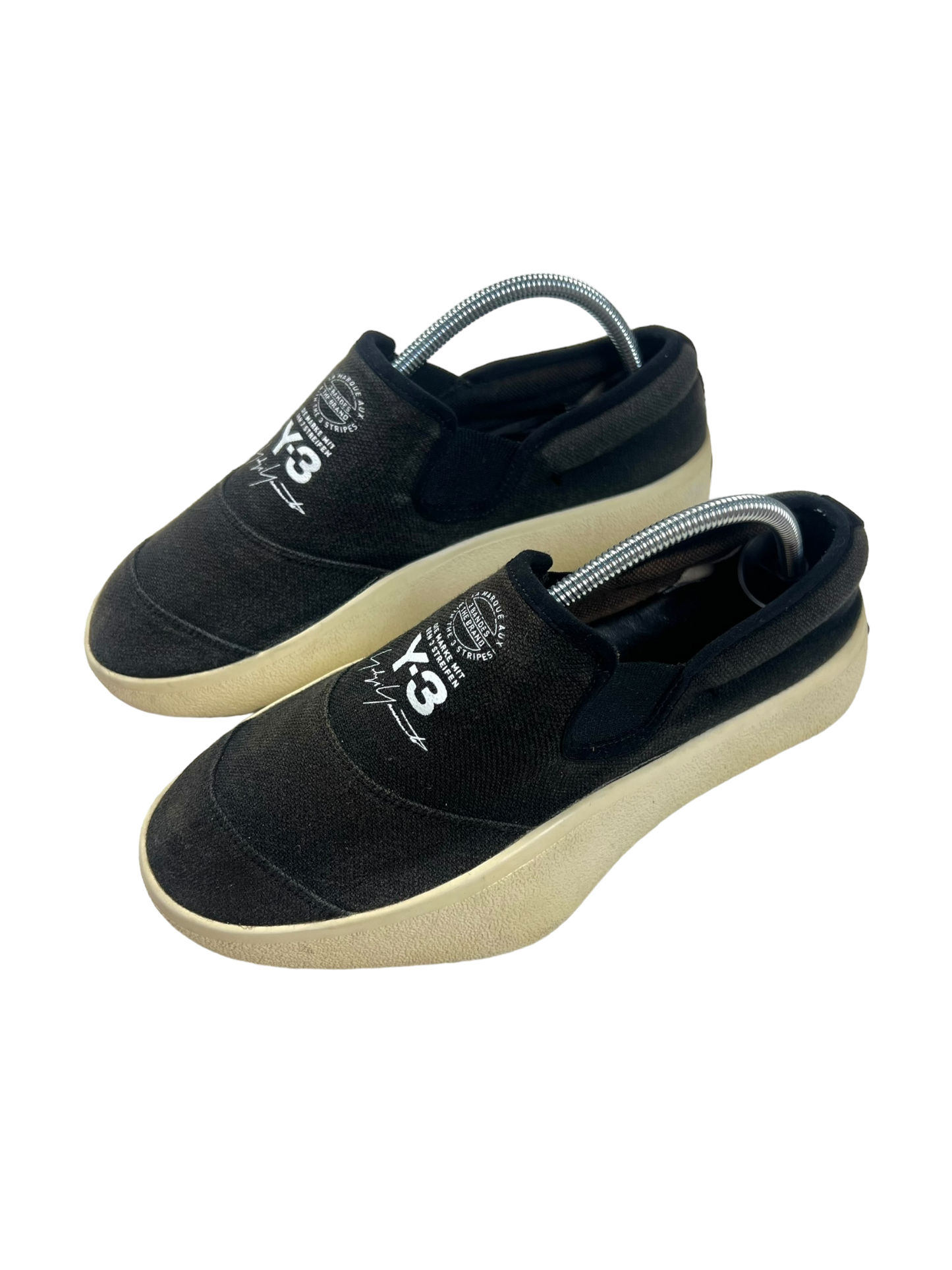 Adidas Y-3 Tangutsu black canvas slip on - size 36