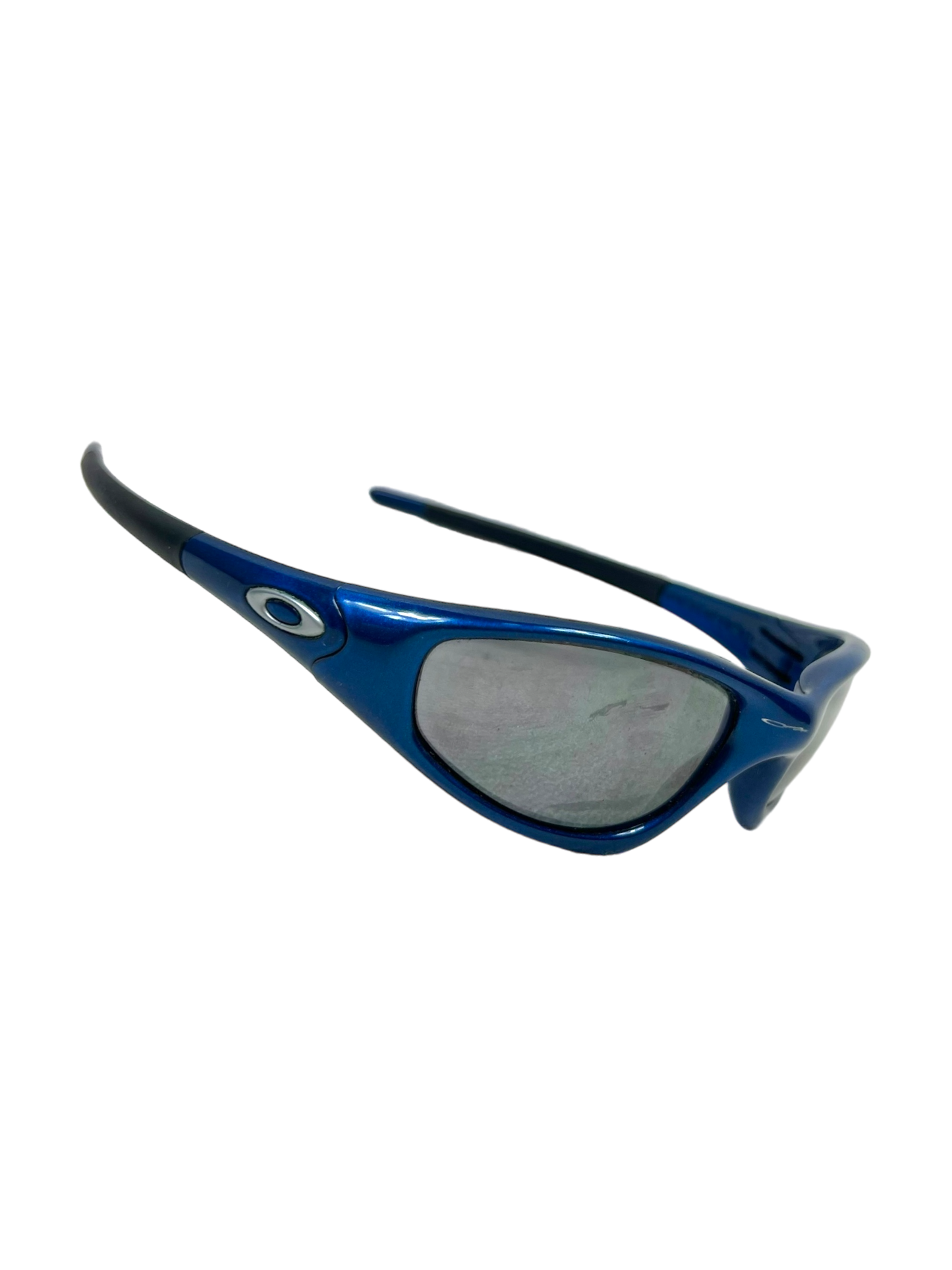 Oakley straight jackets royal blue sunglasses
