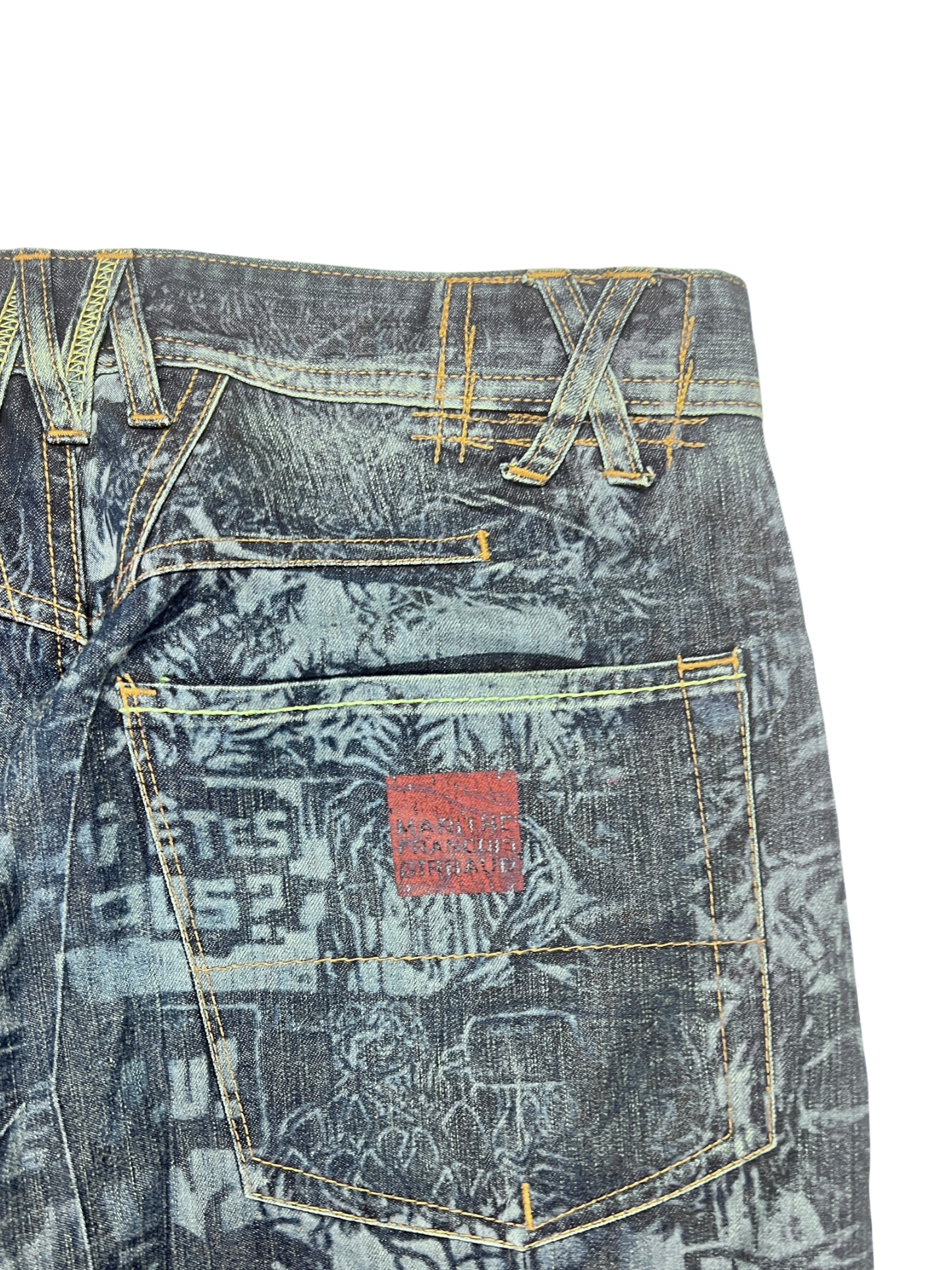 Marithé + François Girbaud All Print Jeans
