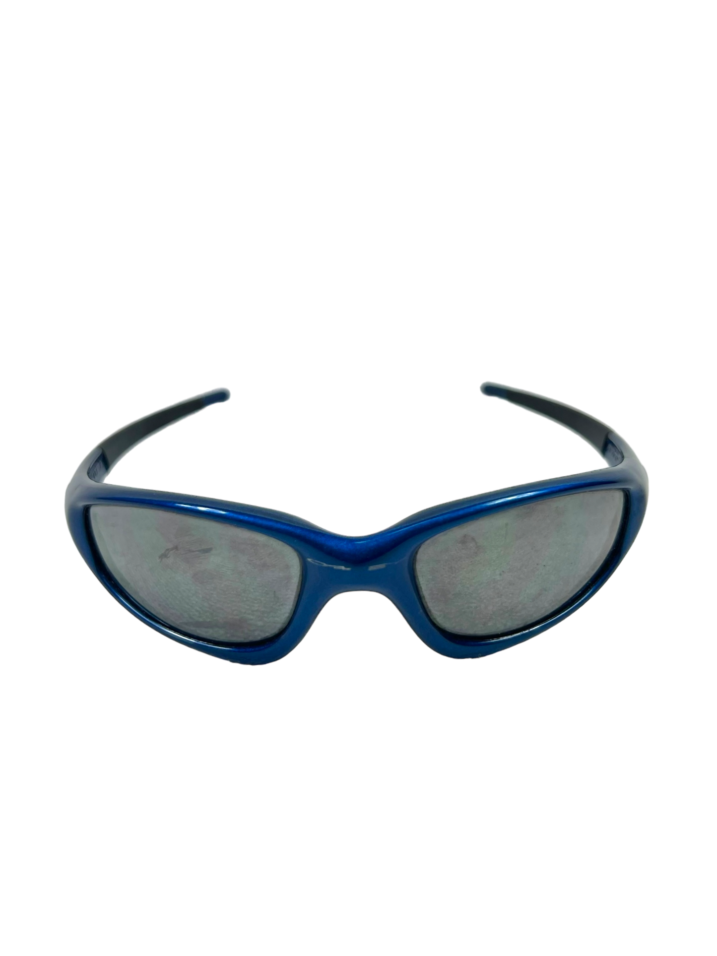 Oakley straight jackets royal blue sunglasses